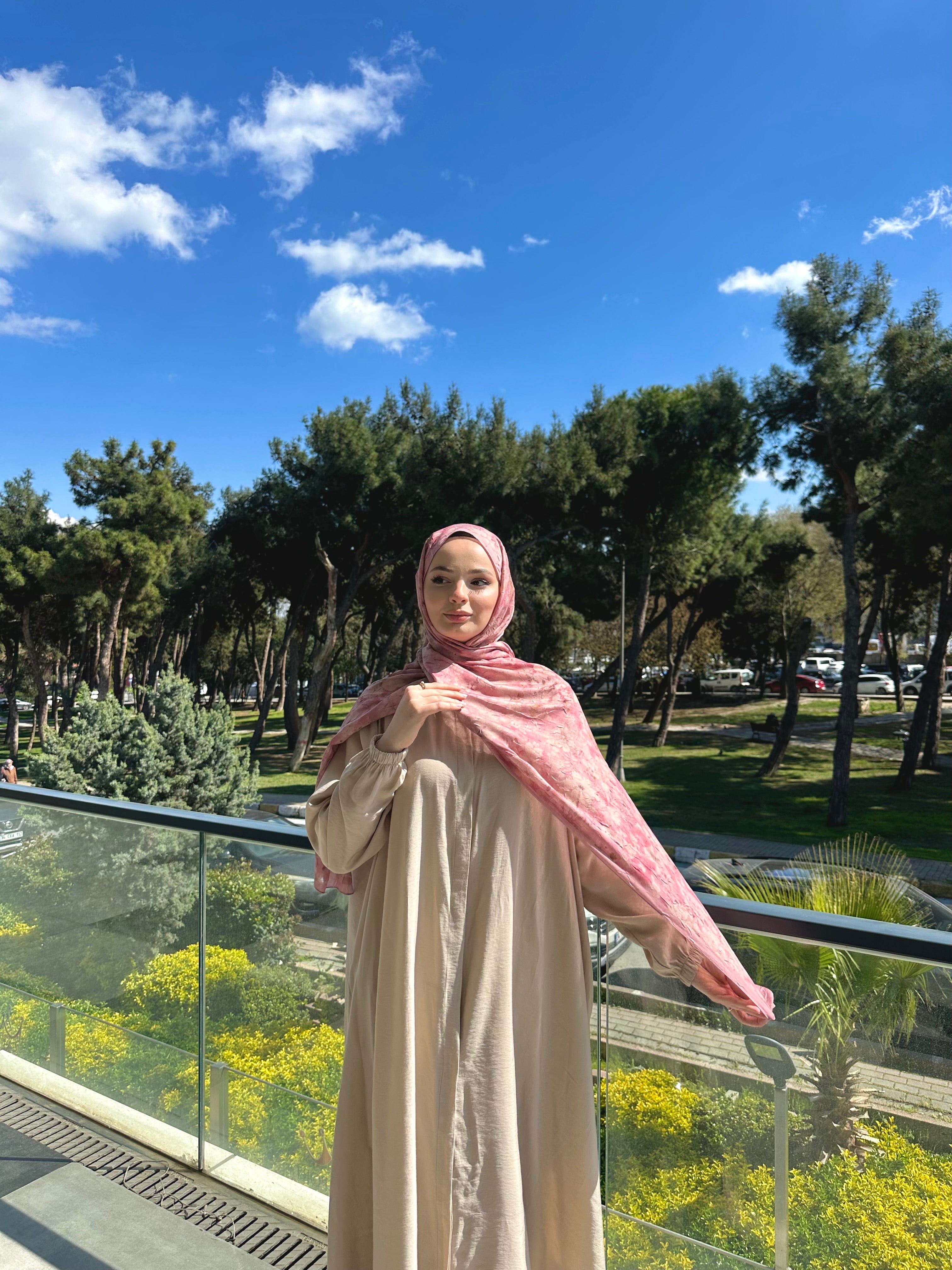 Petunya Soft Kraş Şal Pembe
