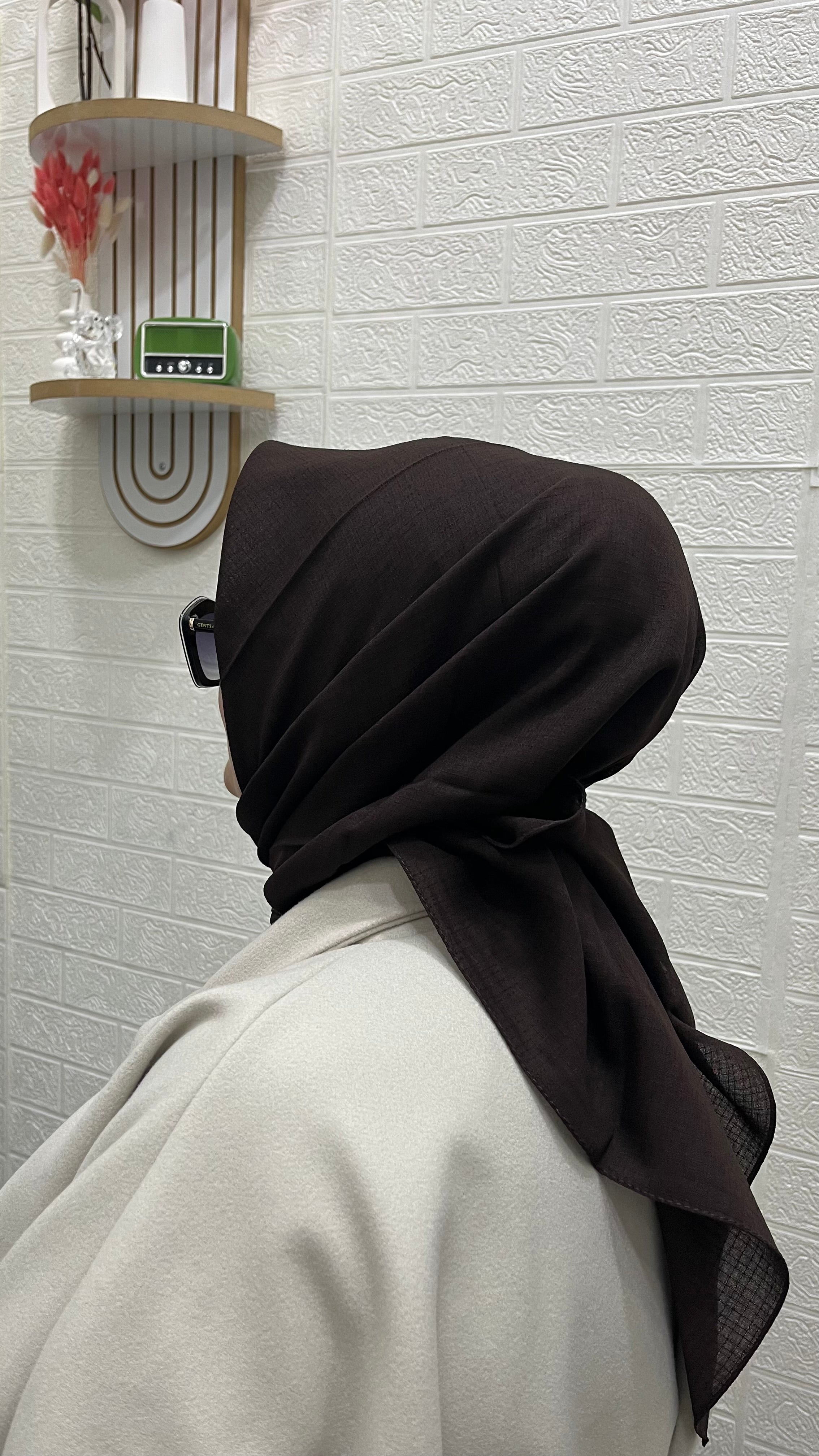 Tela Eşarp Acı Kahve