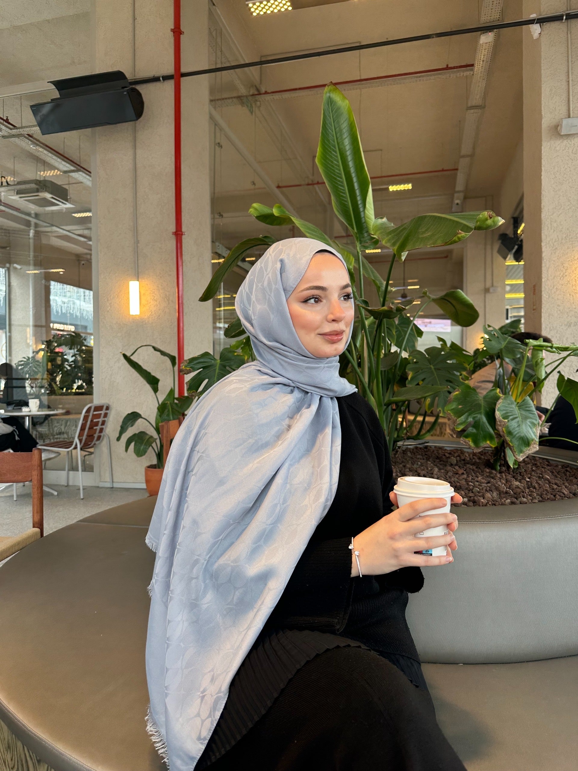 Belli Fresh Jakar Soft Şal Gri