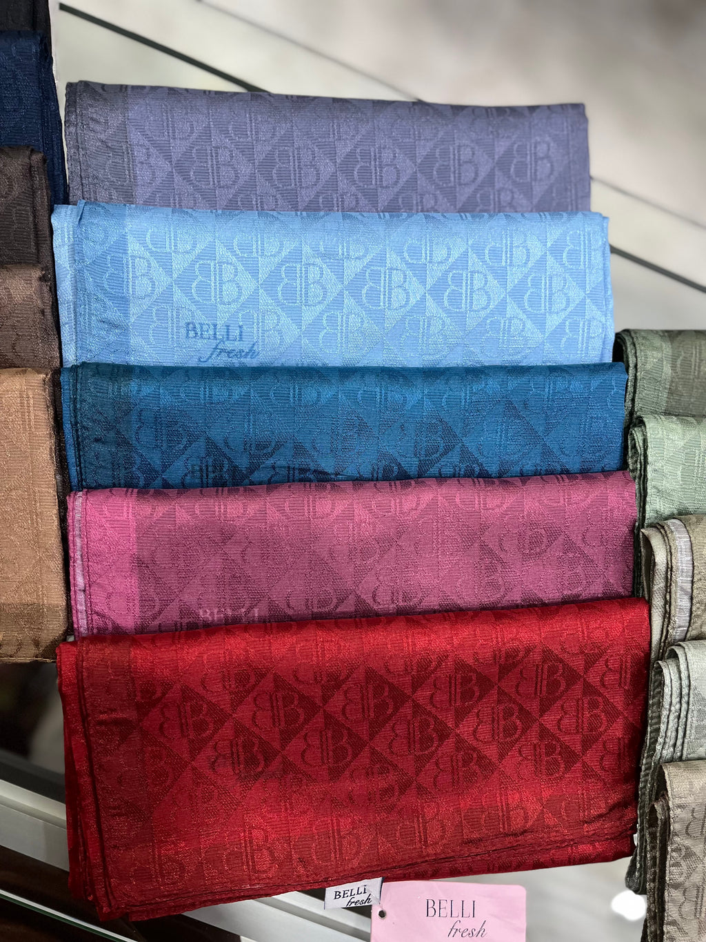 Monogram Eşarp Morcivert