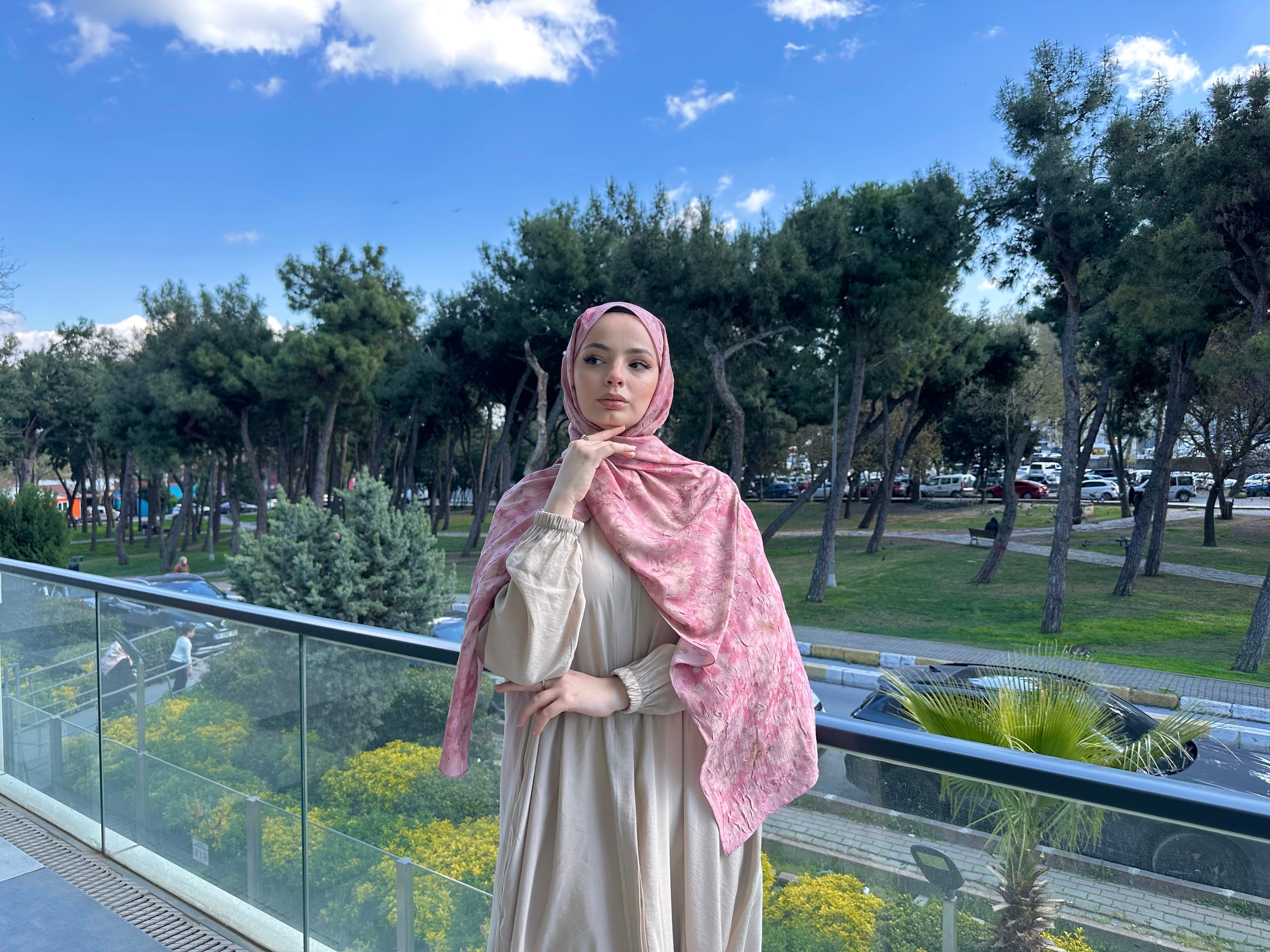 Petunya Soft Kraş Şal Pembe