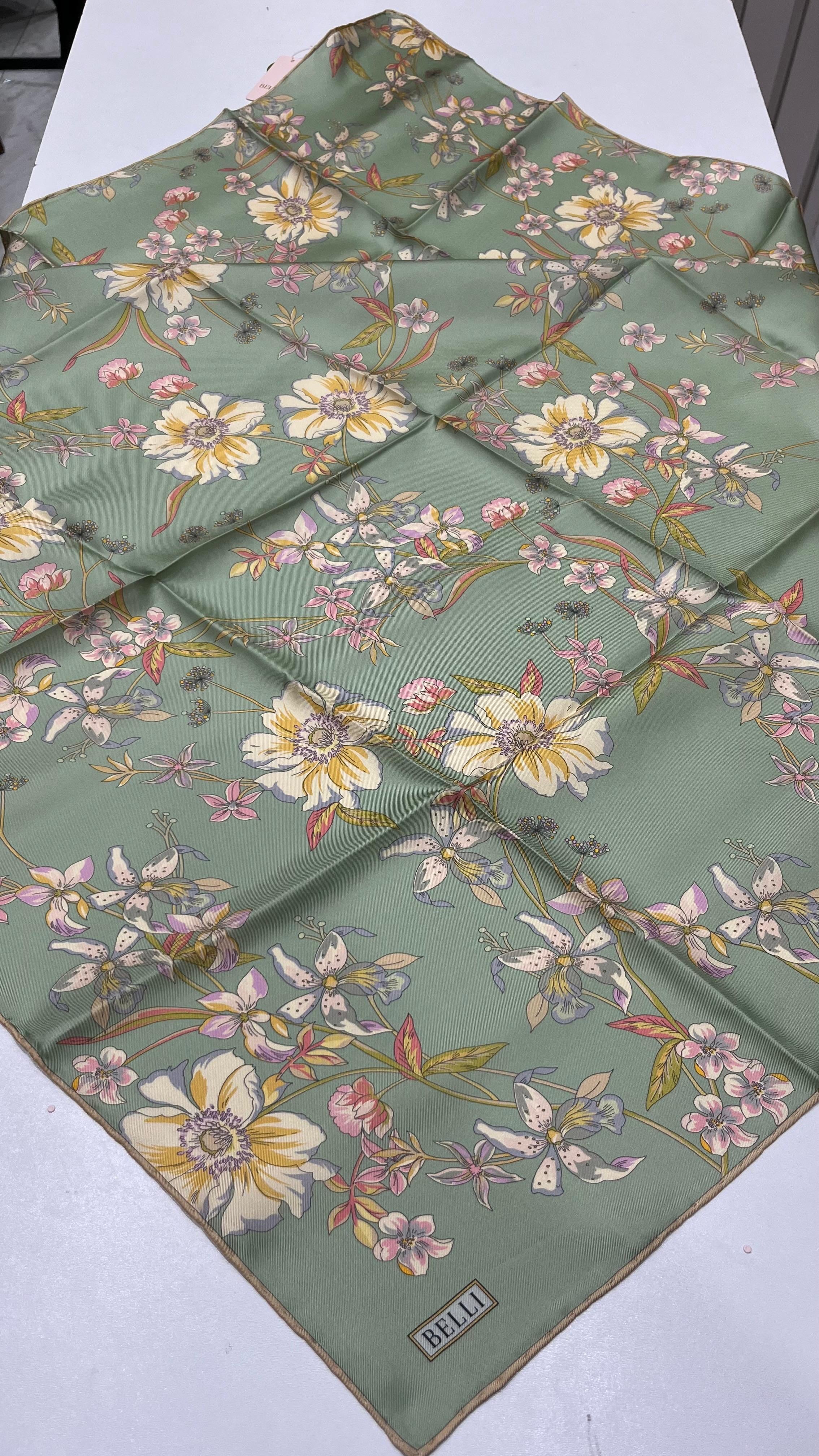 BELLI '25 Kış Sezonu Twill İpek Eşarp