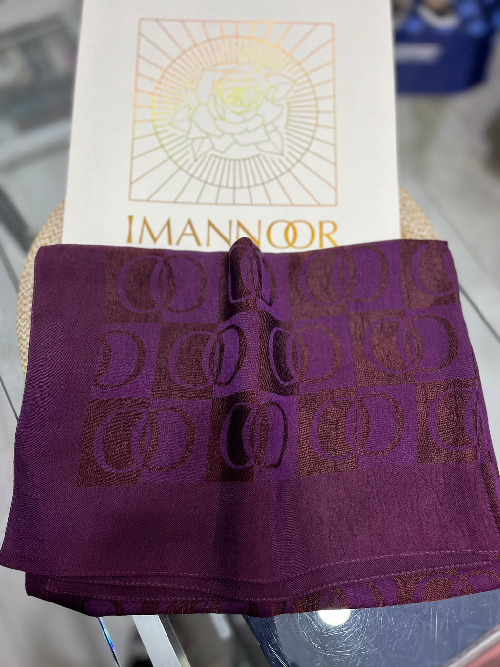 Imannoor Naia Şal Mürdüm