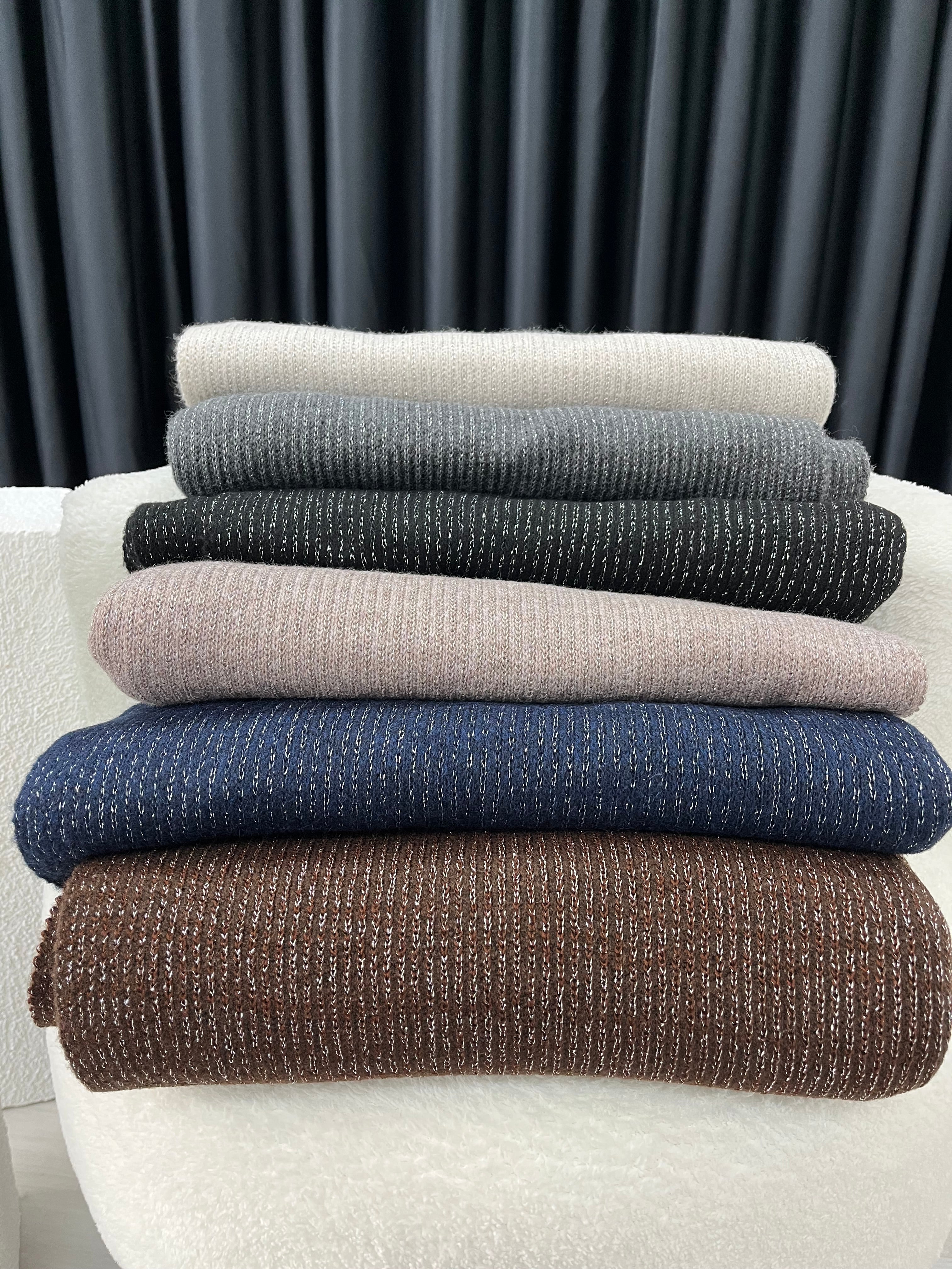 Triko Omuz Şalı Kahve