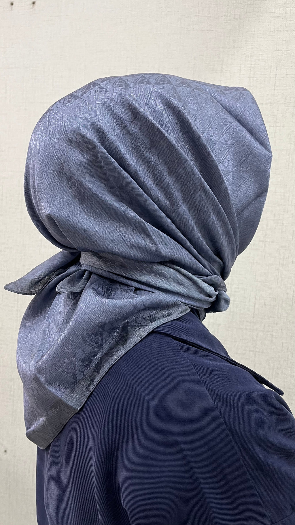 Monogram Eşarp Morcivert