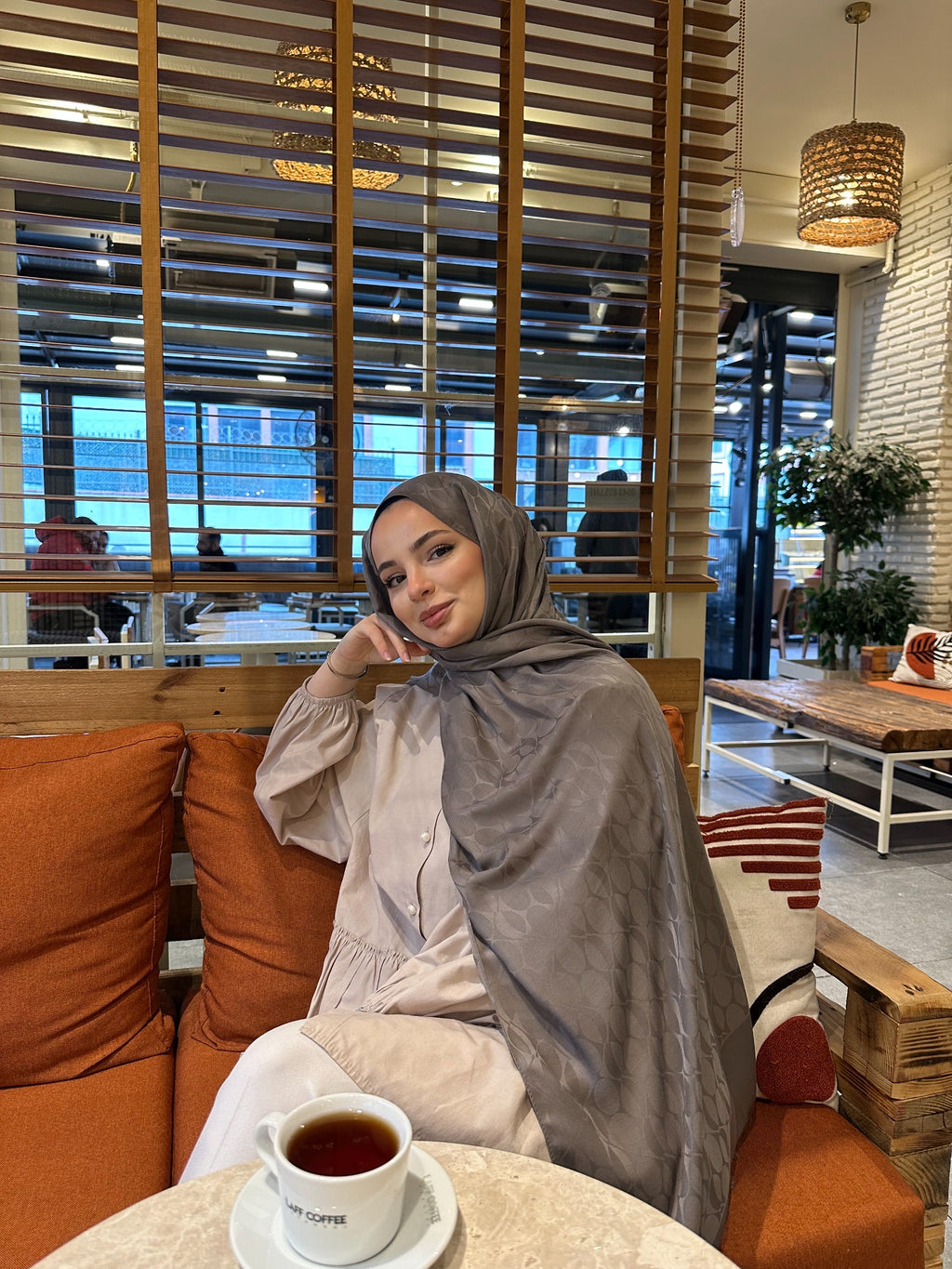 Belli Fresh Jakar Soft Şal Vizon