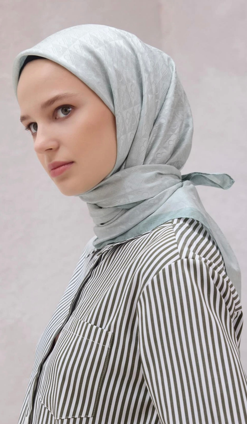 Monogram Eşarp Mint