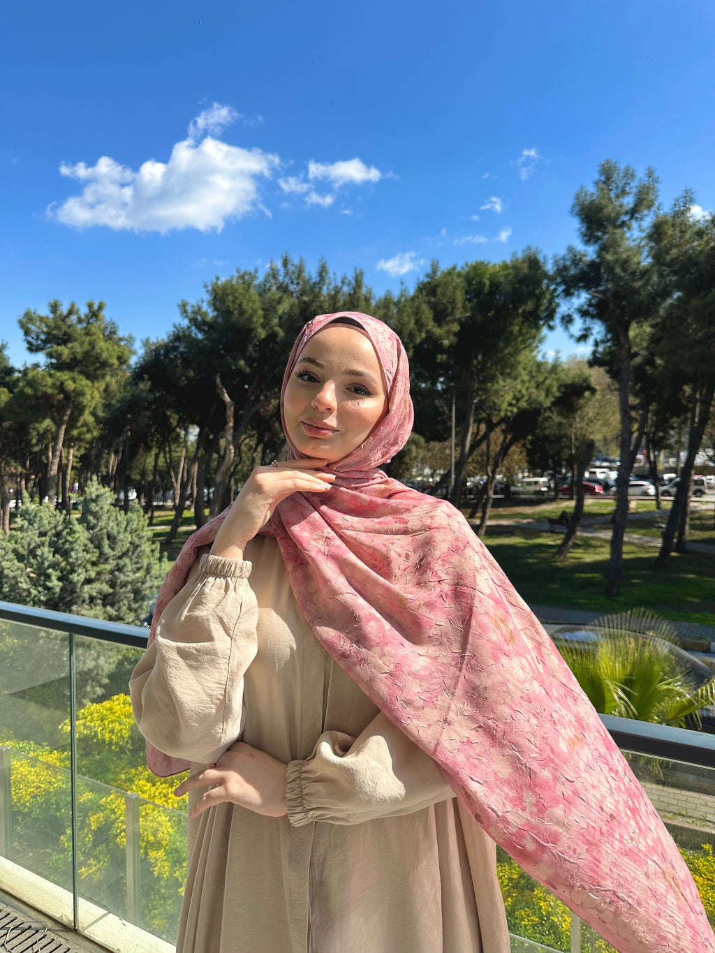 Petunya Soft Kraş Şal Pembe