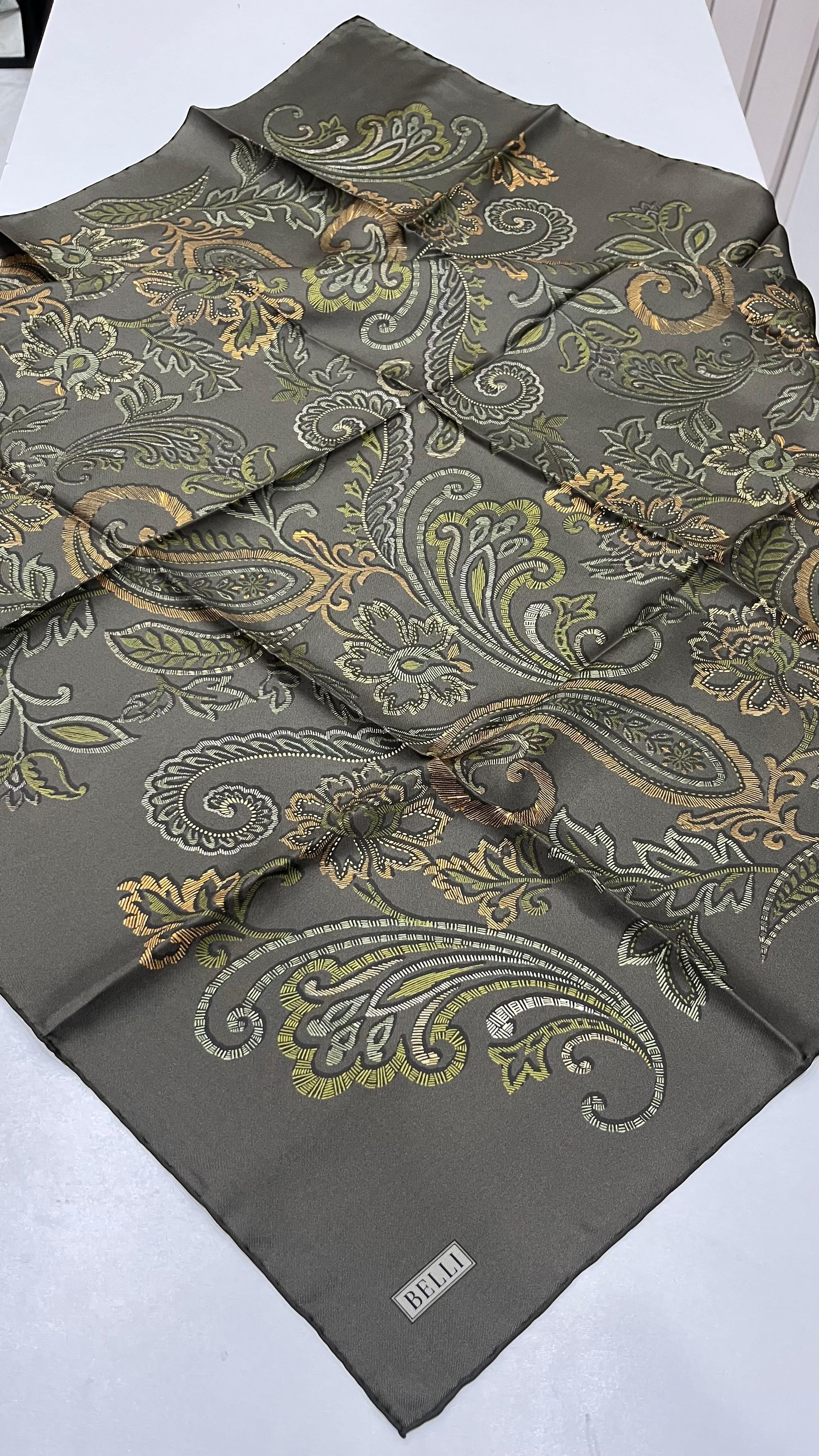 BELLI '25 Kış Sezonu Twill İpek Eşarp