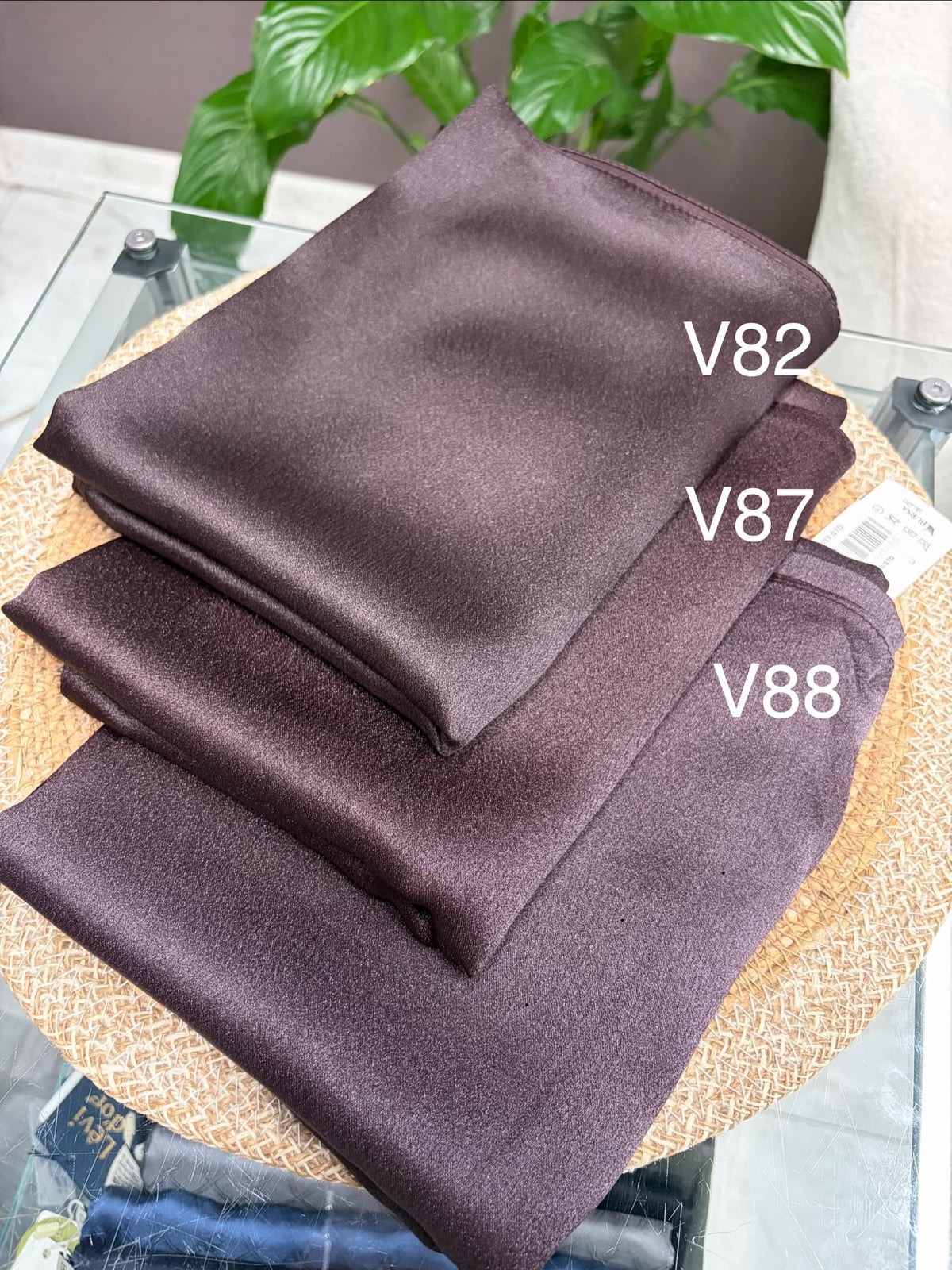 Kraliçe Şal V-87 Kahve Mor