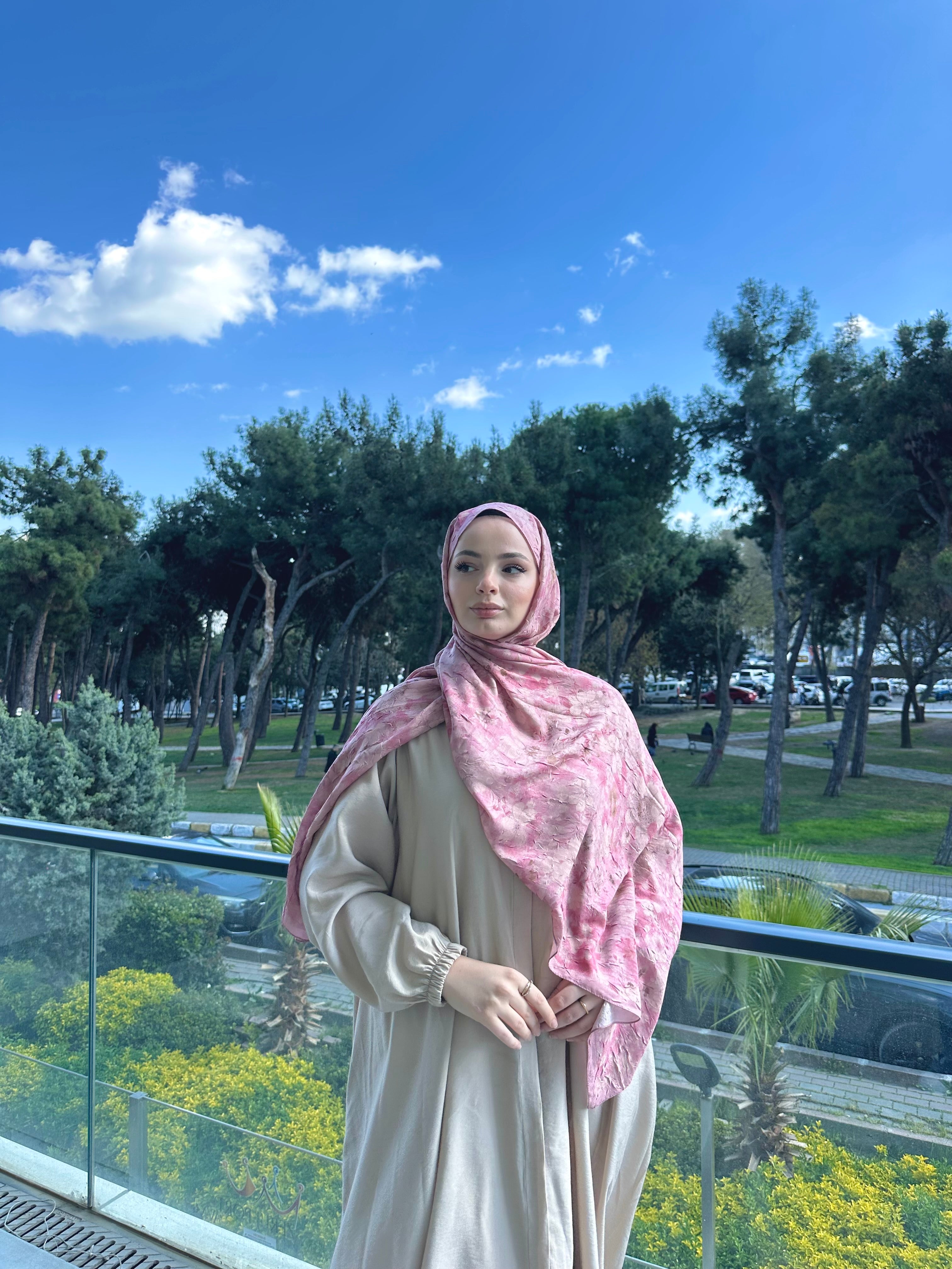Petunya Soft Kraş Şal Pembe
