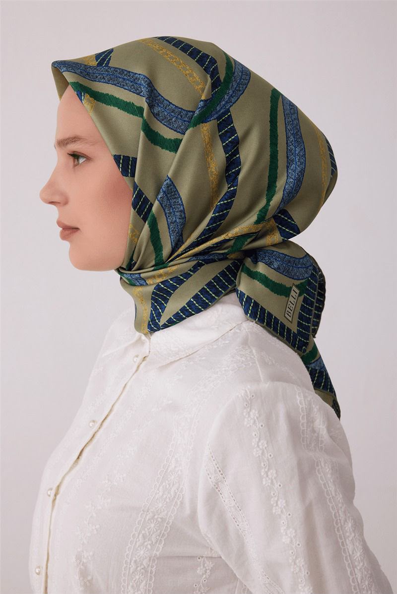 Belli'27 Kış Twill İpek Eşarp Çağla