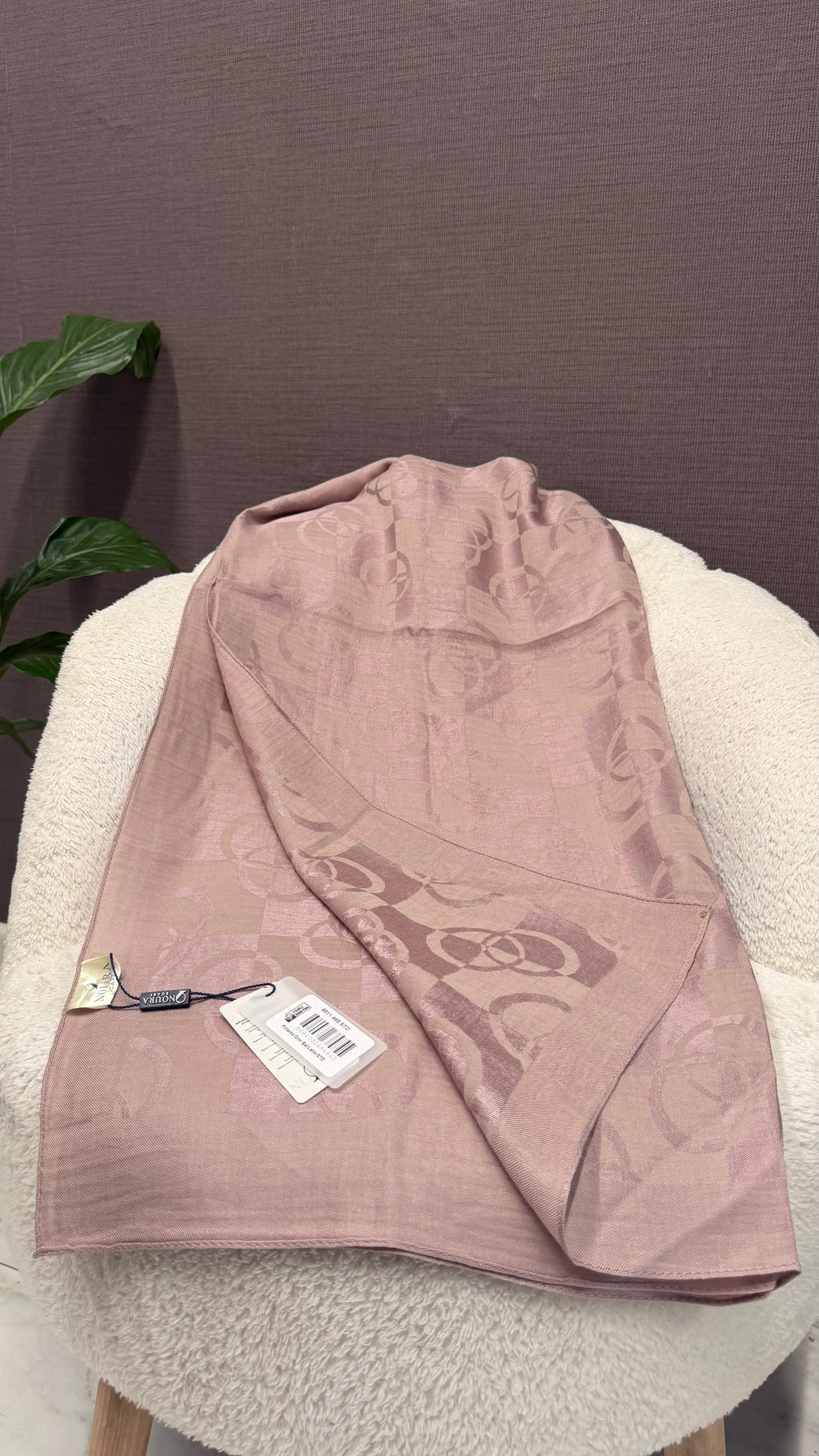 Noura Scarf Dama Şal Latte