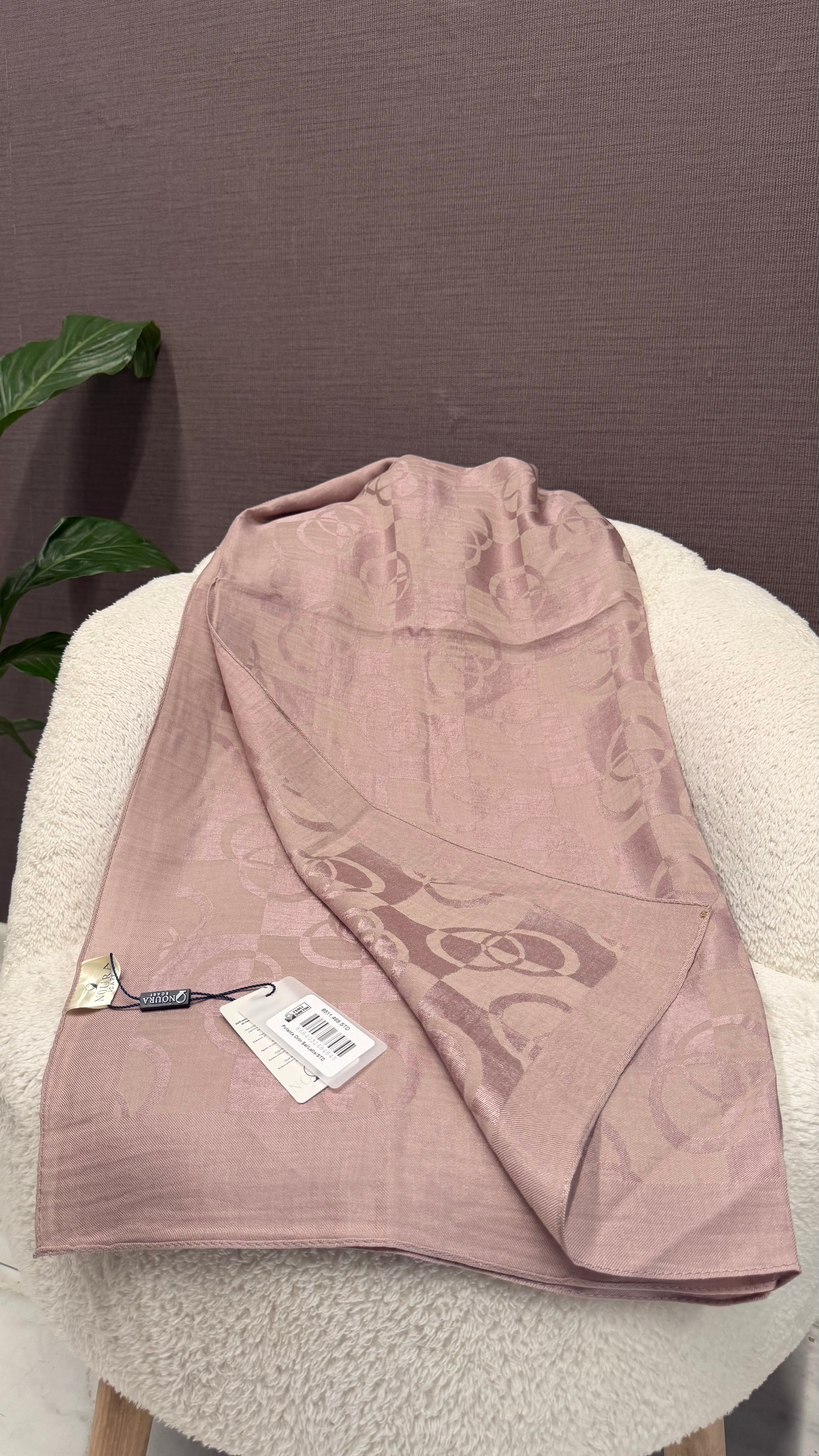 Noura Scarf Dama Şal Latte