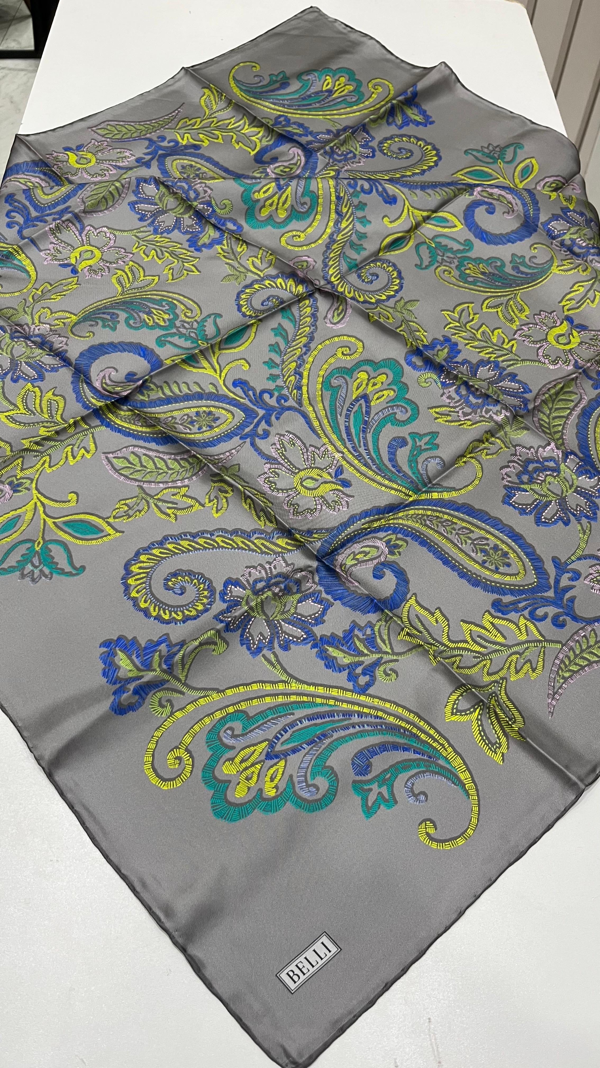 BELLI '25 Kış Sezonu Twill İpek Eşarp
