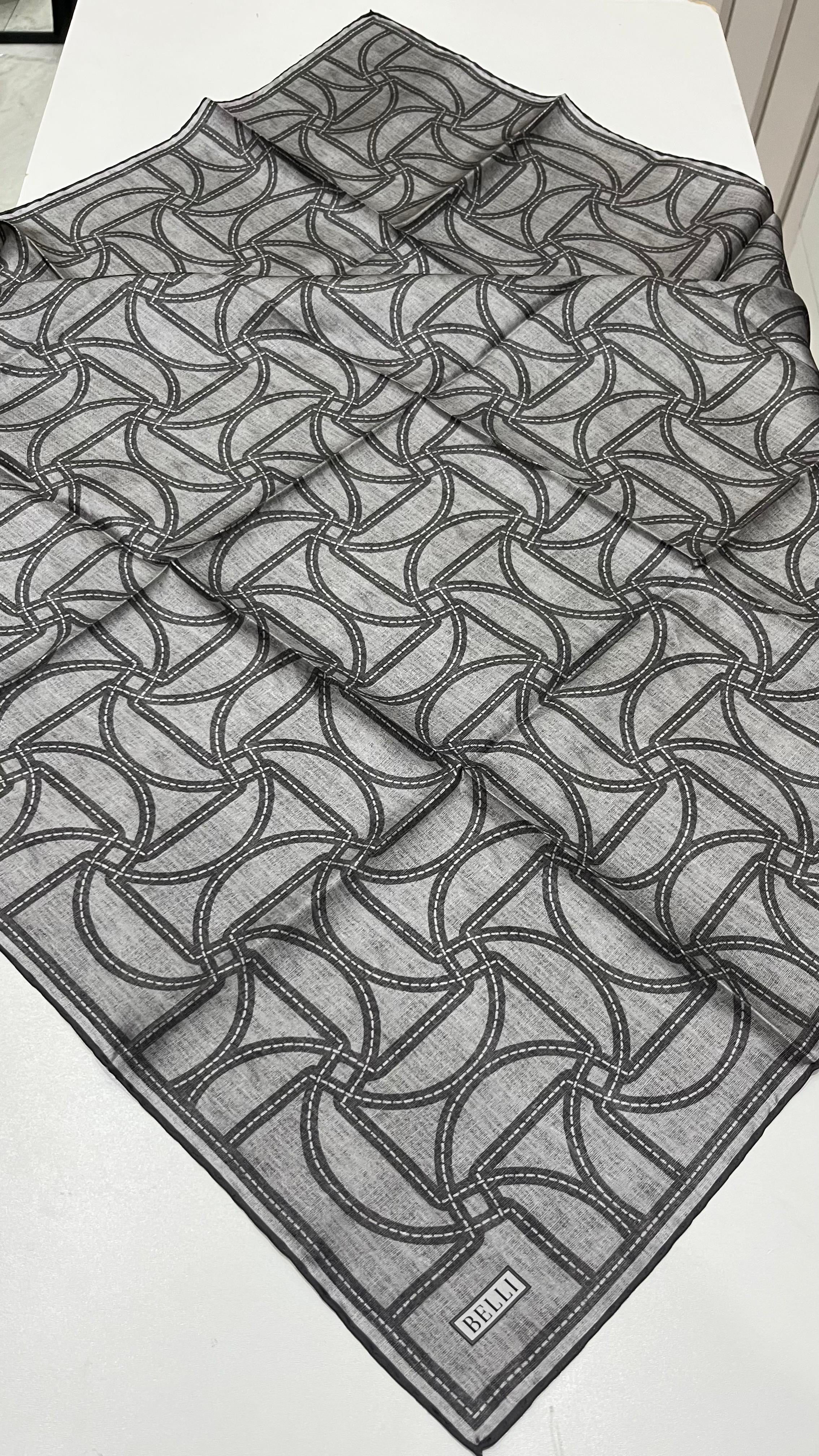 BELLI '25 Kış Sezonu Twill İpek Eşarp