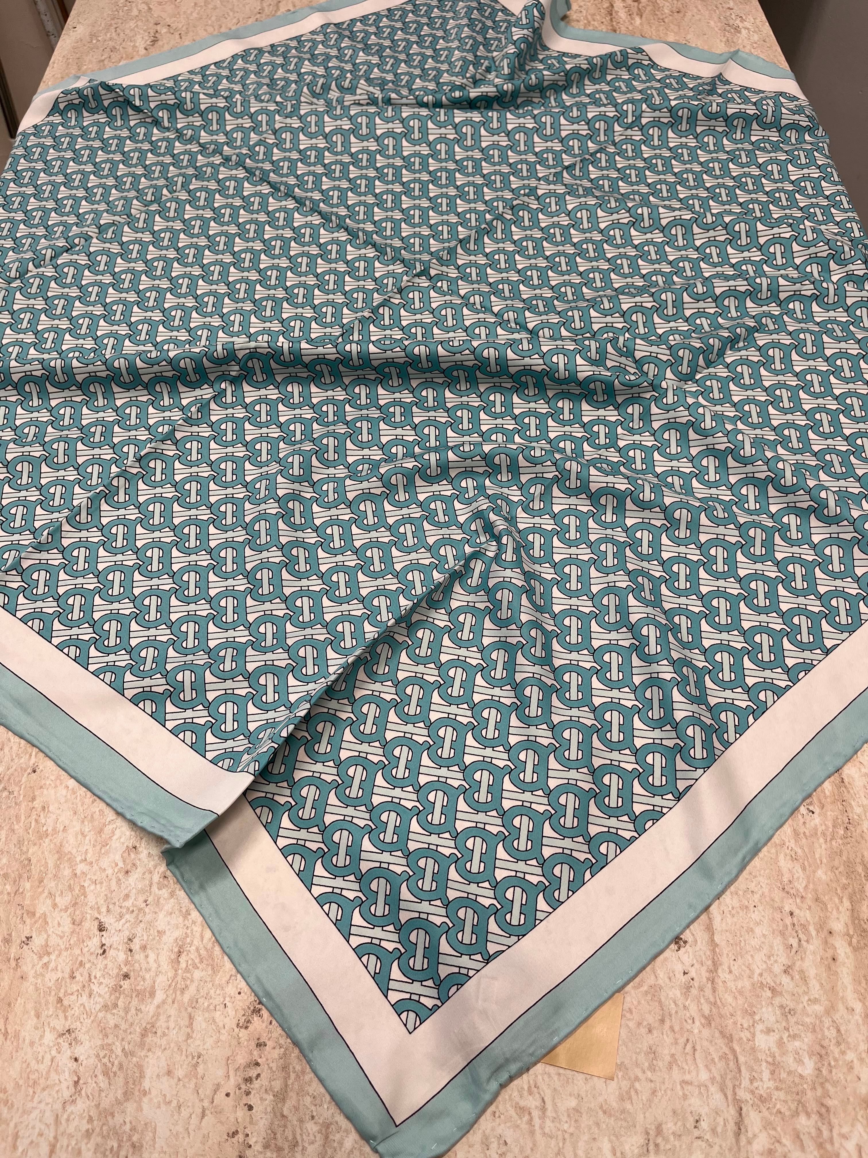 İthal Twill Eşarp Bebe Mavi