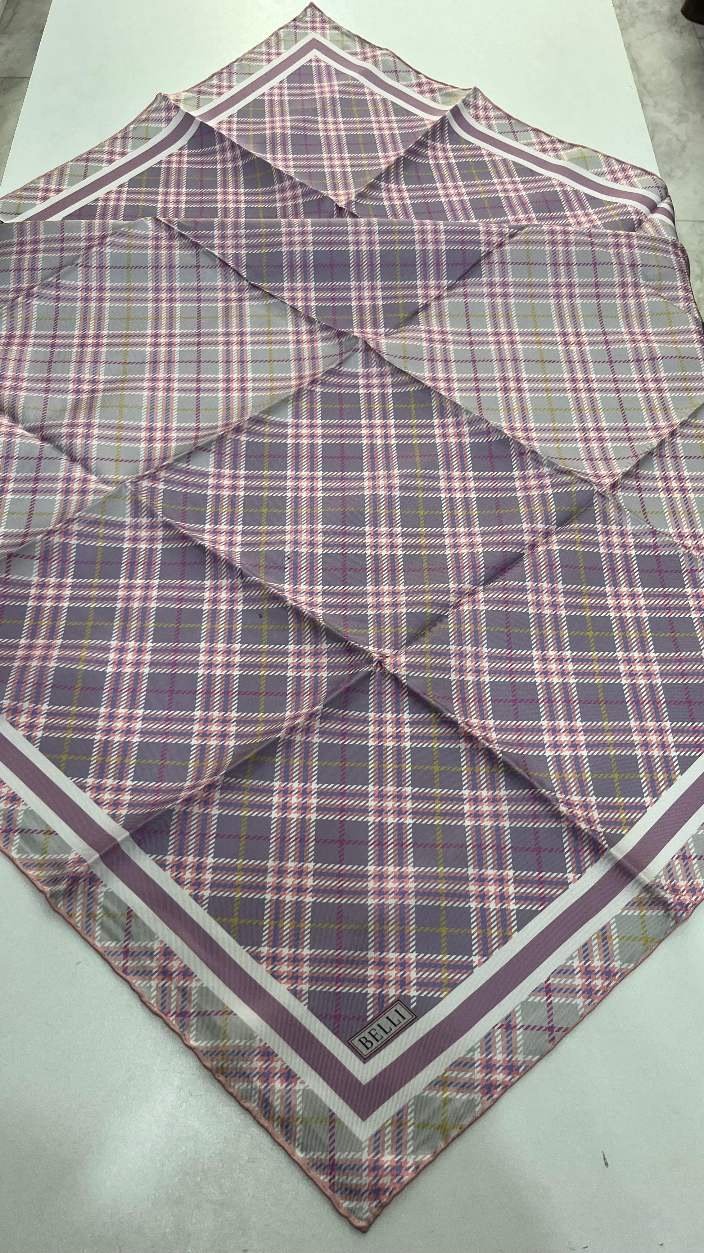 BELLI '25 Kış Sezonu Twill İpek Eşarp