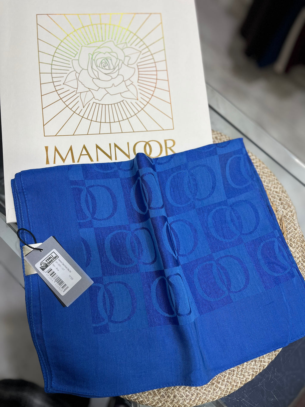 Imannoor Naia Şal Mavi