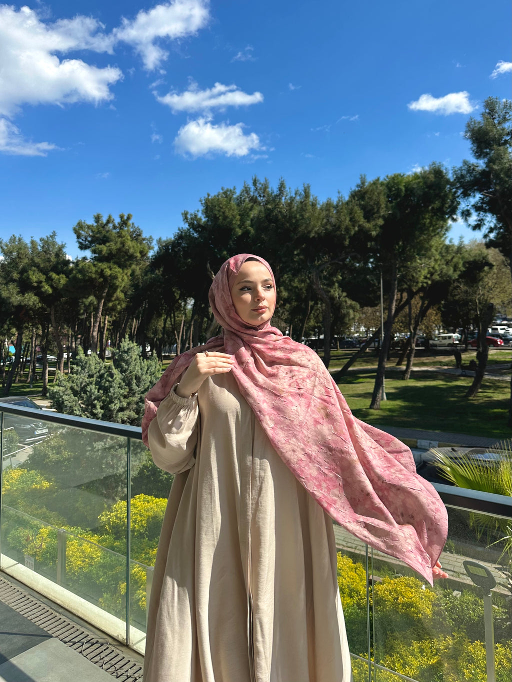 Petunya Soft Kraş Şal Pembe
