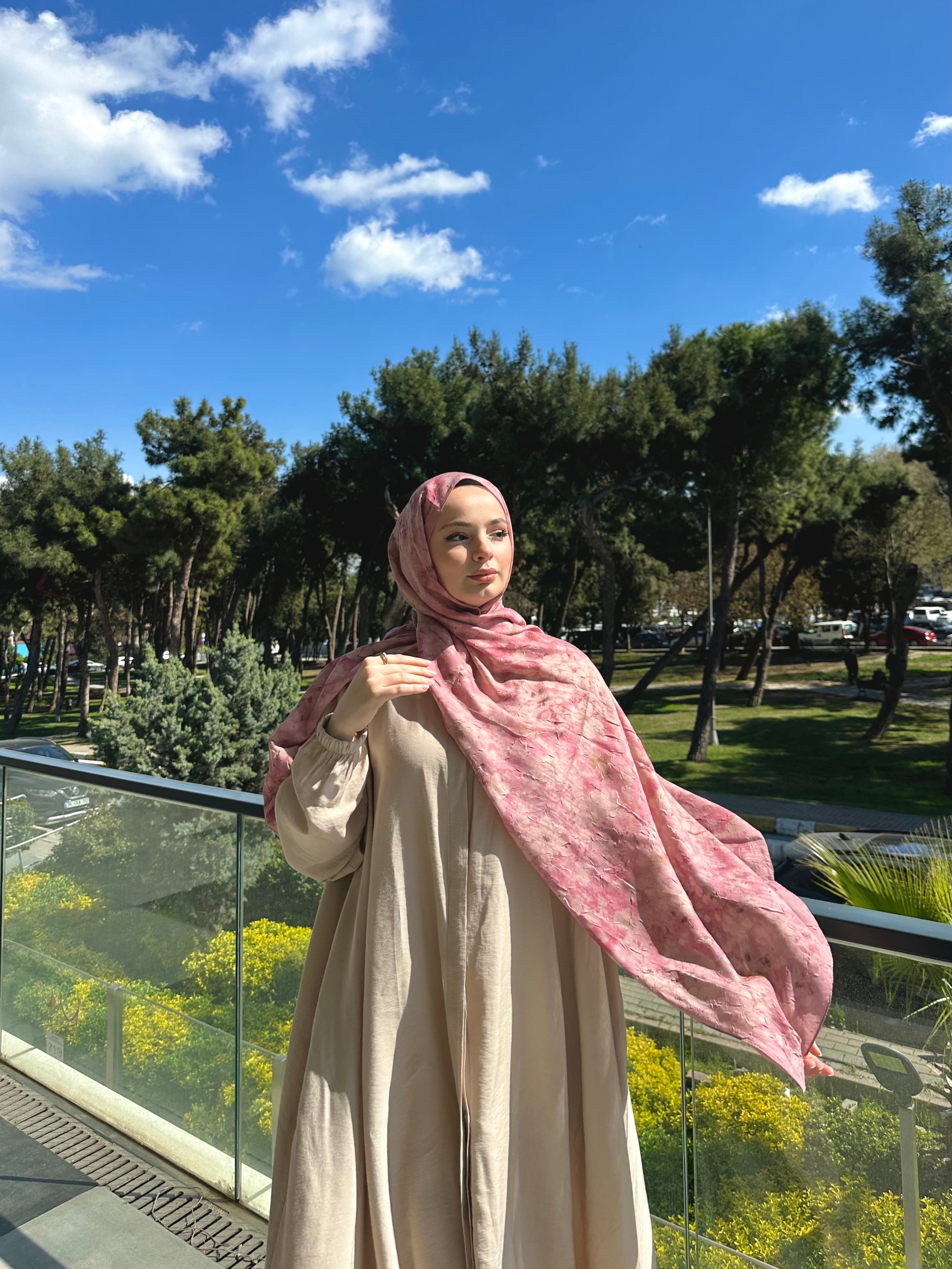 Petunya Soft Kraş Şal Pembe