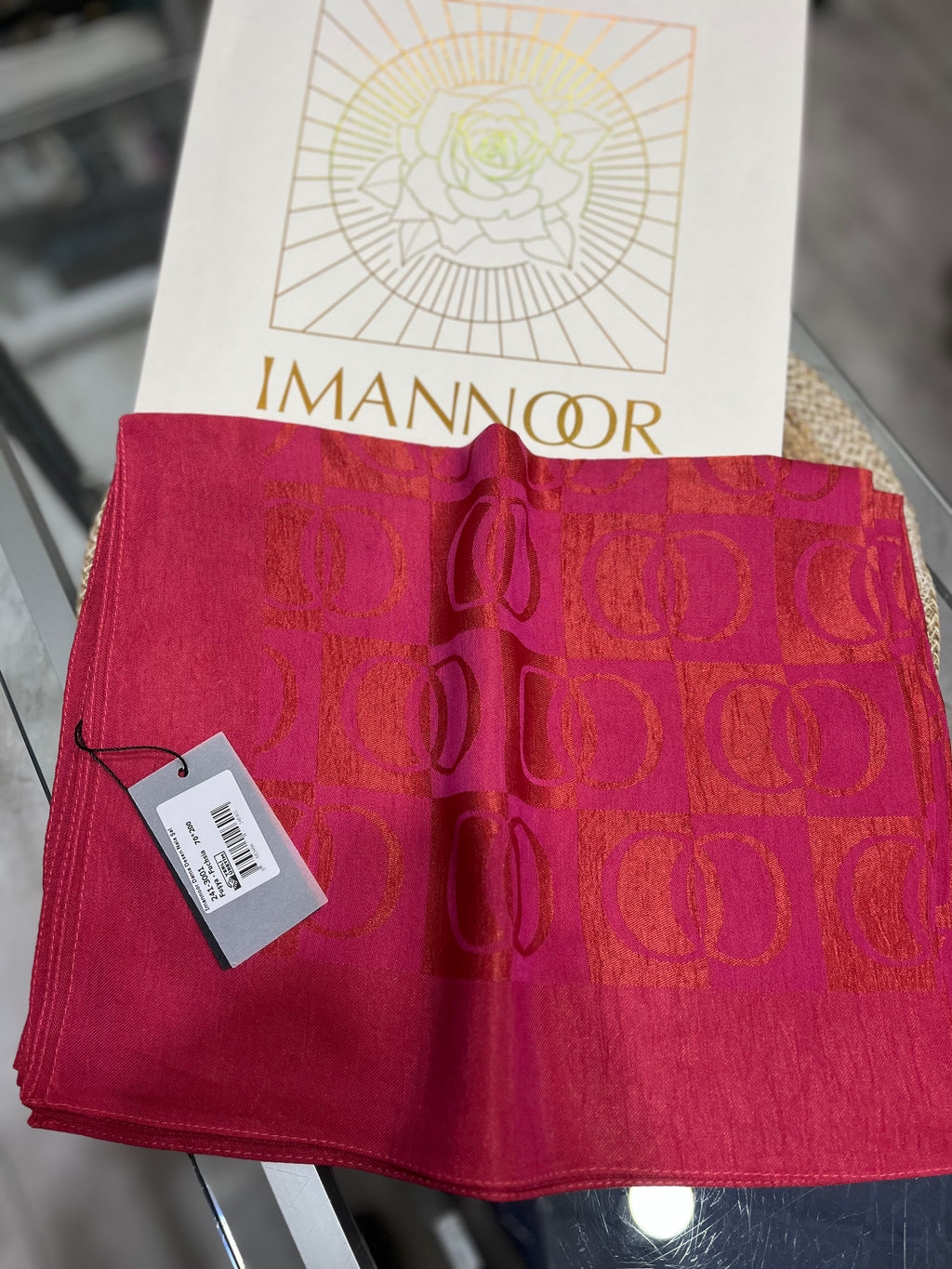 Imannoor Naia Şal Fuşya