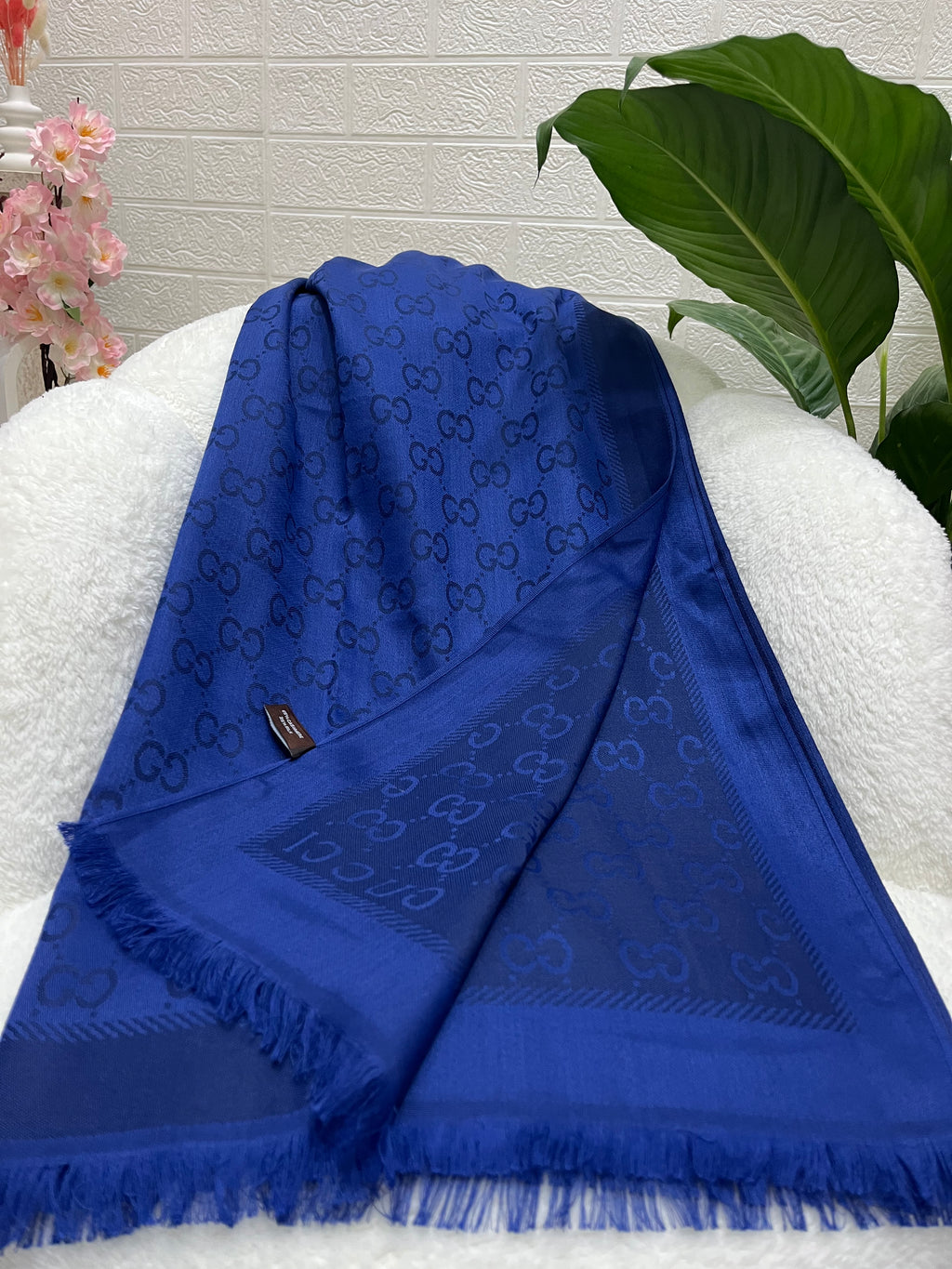 Kaşmir İpek Şal Saks