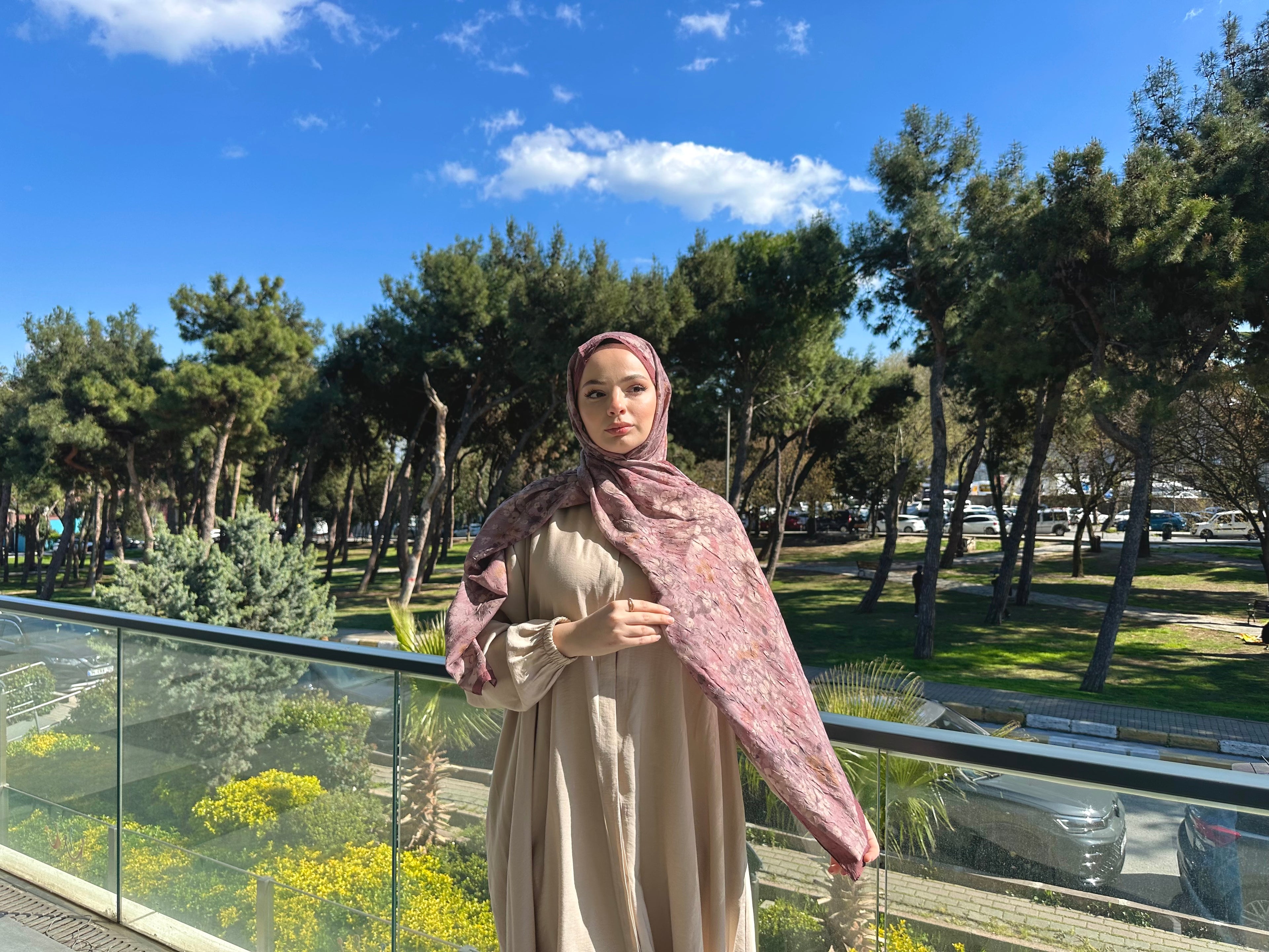 Petunya Soft Kraş Şal Rose