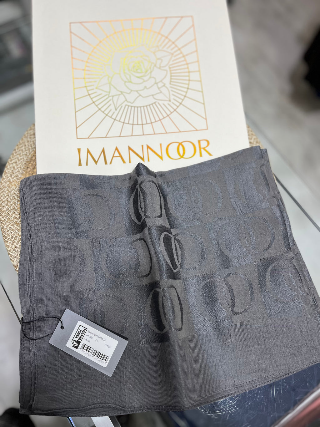 Imannoor Naia Şal Antrasit