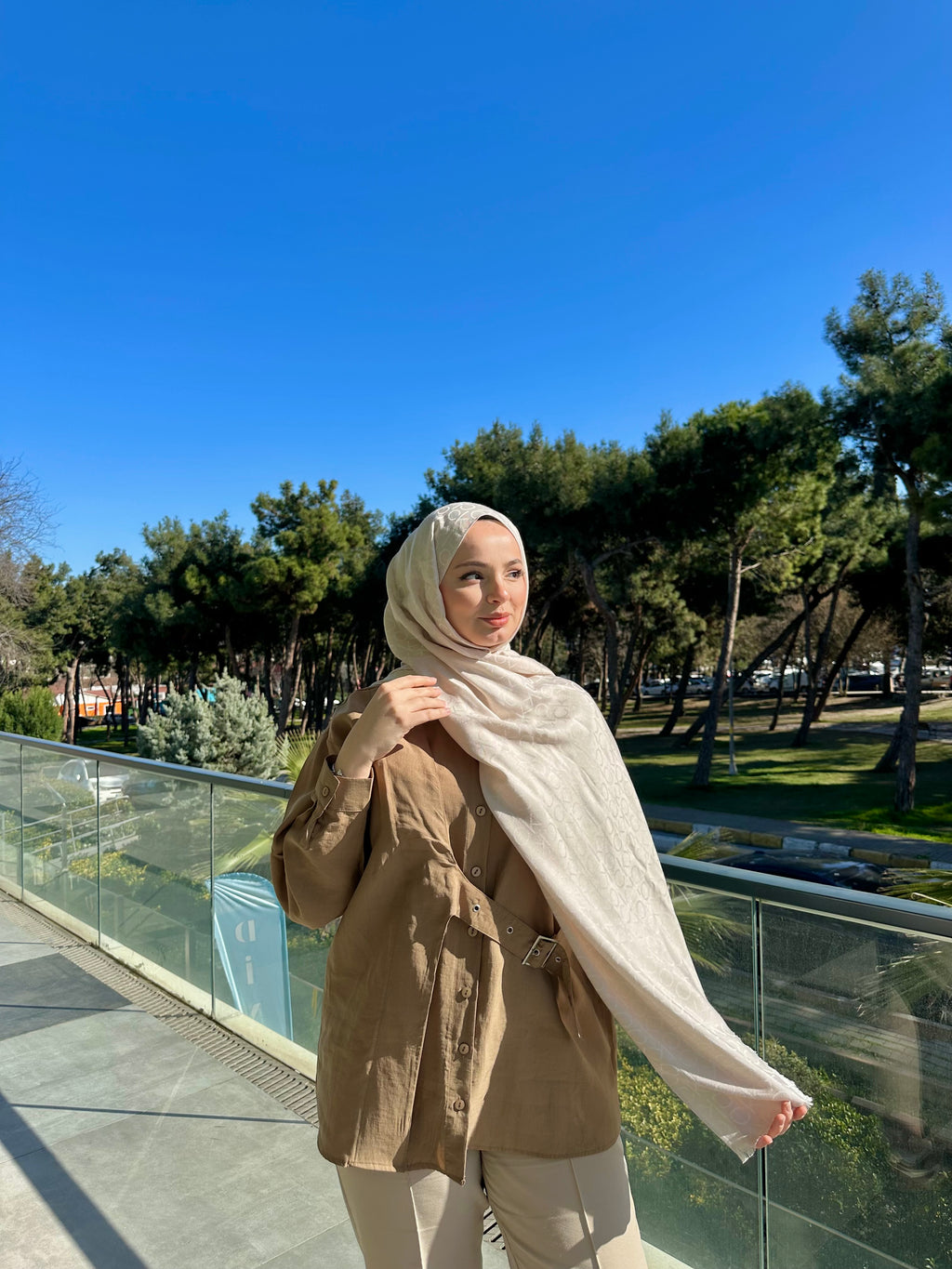 Sıla Yıldırım Seçimi Şal Kum Beji