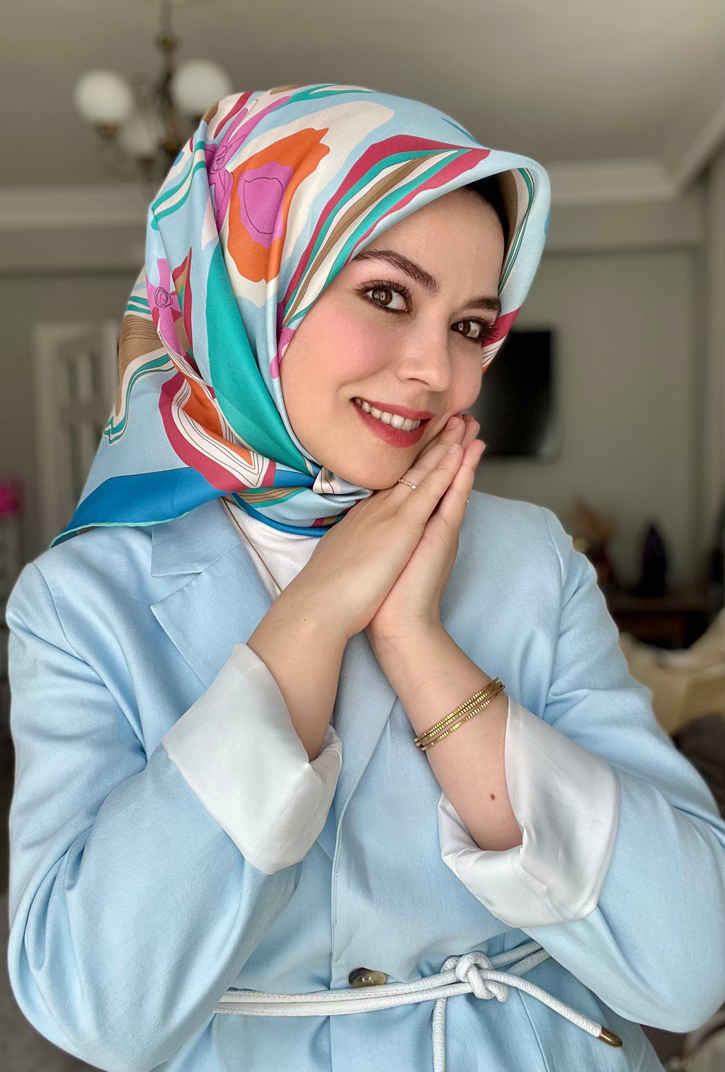 Seyydayla Seçimi 2026 Yaz Sezonu Twil İpek Mavi