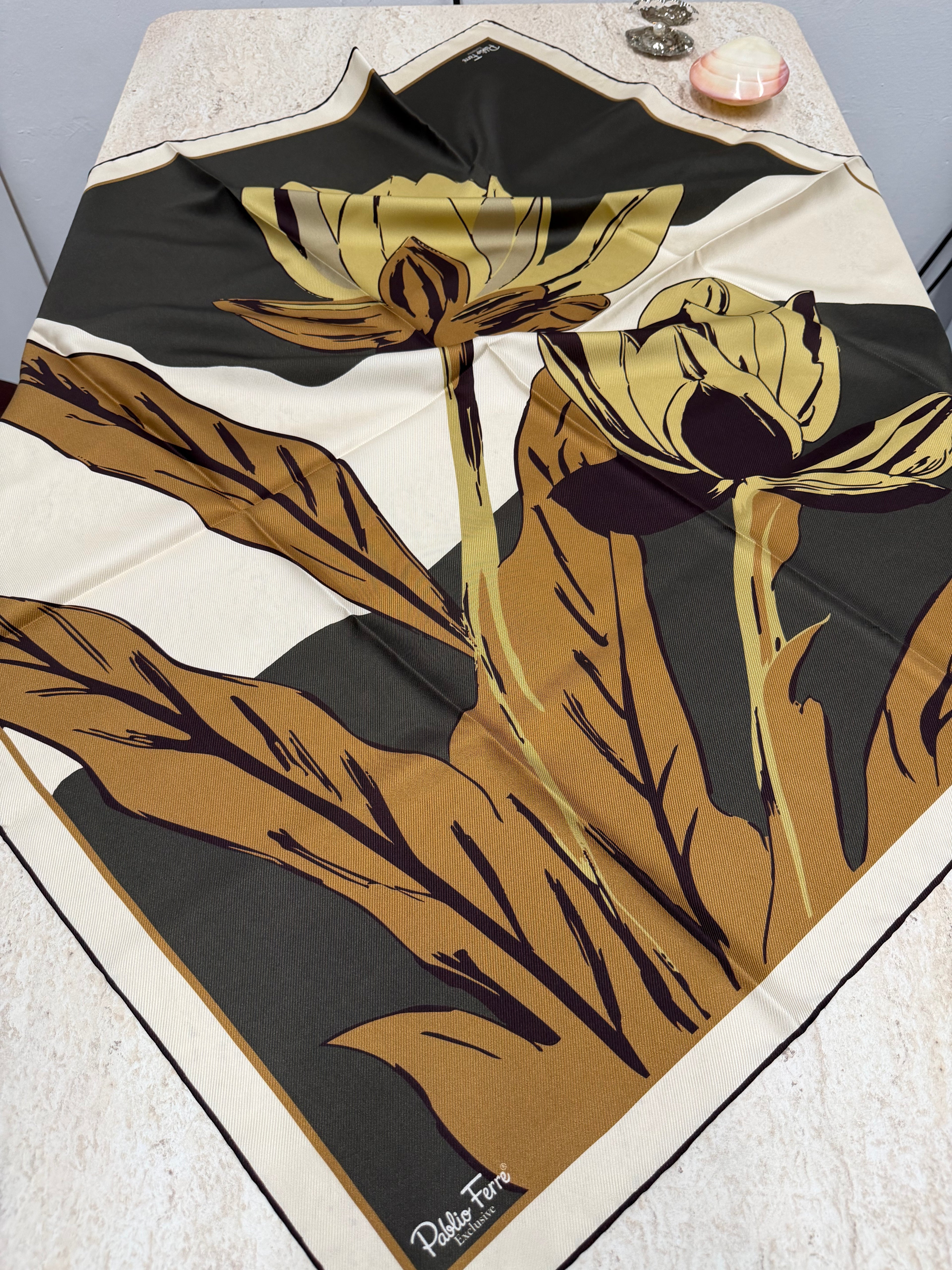 Pablio Ferre'27 Kış Exclusive Twill İpek Yeşil