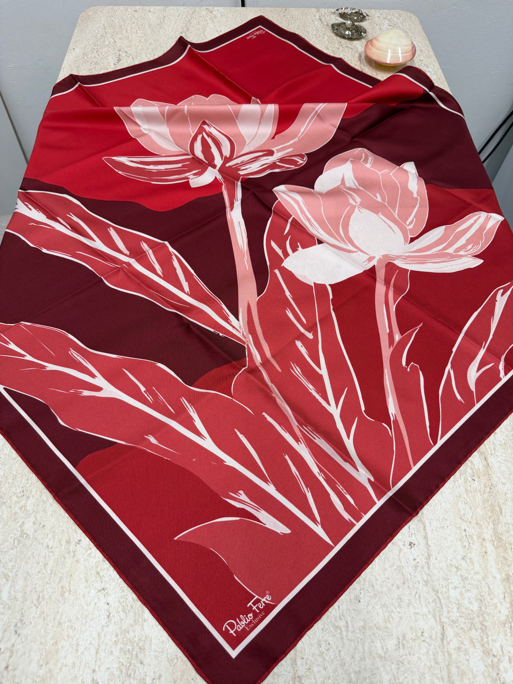 Pablio Ferre'27 Kış Exclusive Twill İpek Kırmızı