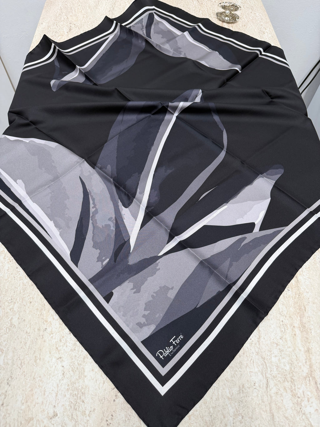Pablio Ferre'27 Kış Exclusive Twill İpek Siyah