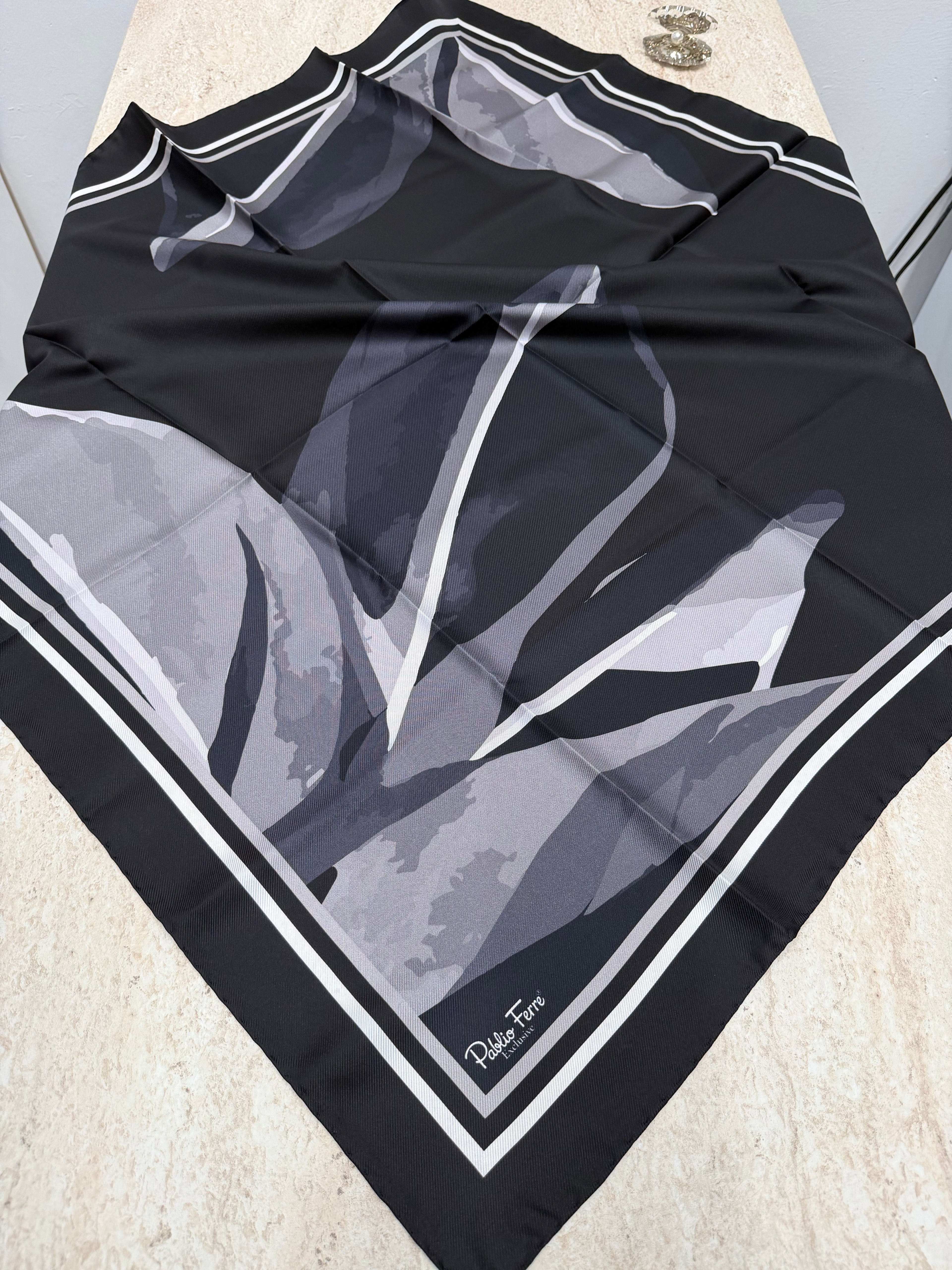 Pablio Ferre'27 Kış Exclusive Twill İpek Siyah