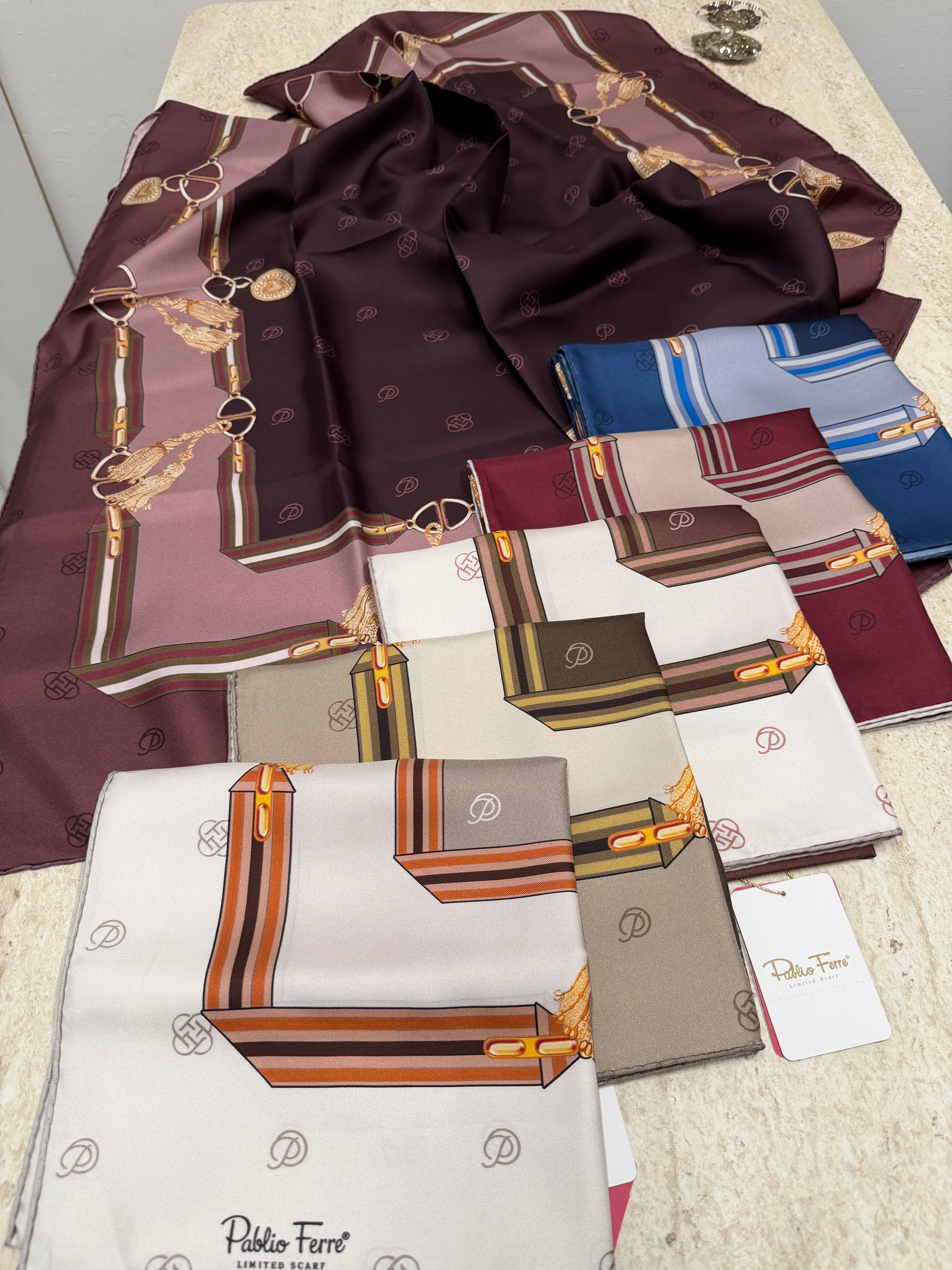 Pablio Ferre'27 Kış Twill İpek Vizon