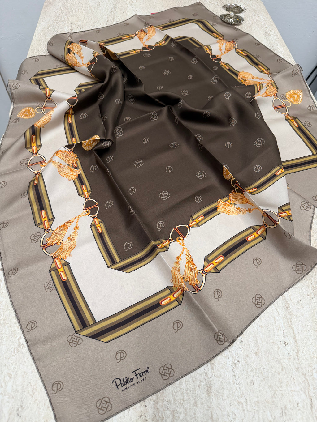Pablio Ferre'27 Kış Twill İpek Haki
