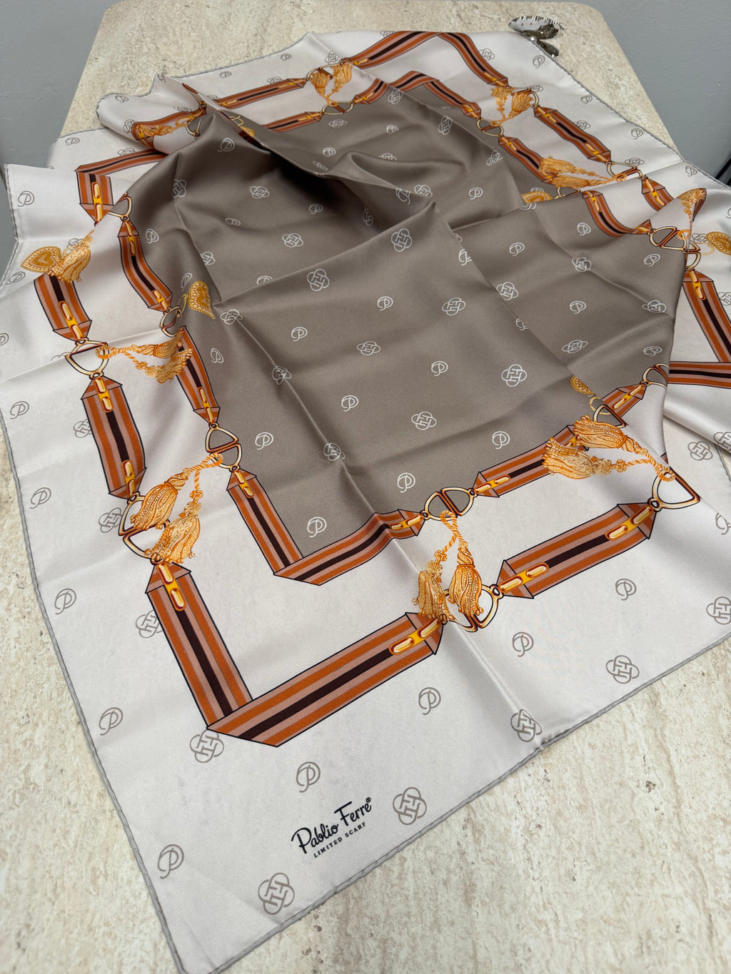 Pablio Ferre'27 Kış Twill İpek Vizon