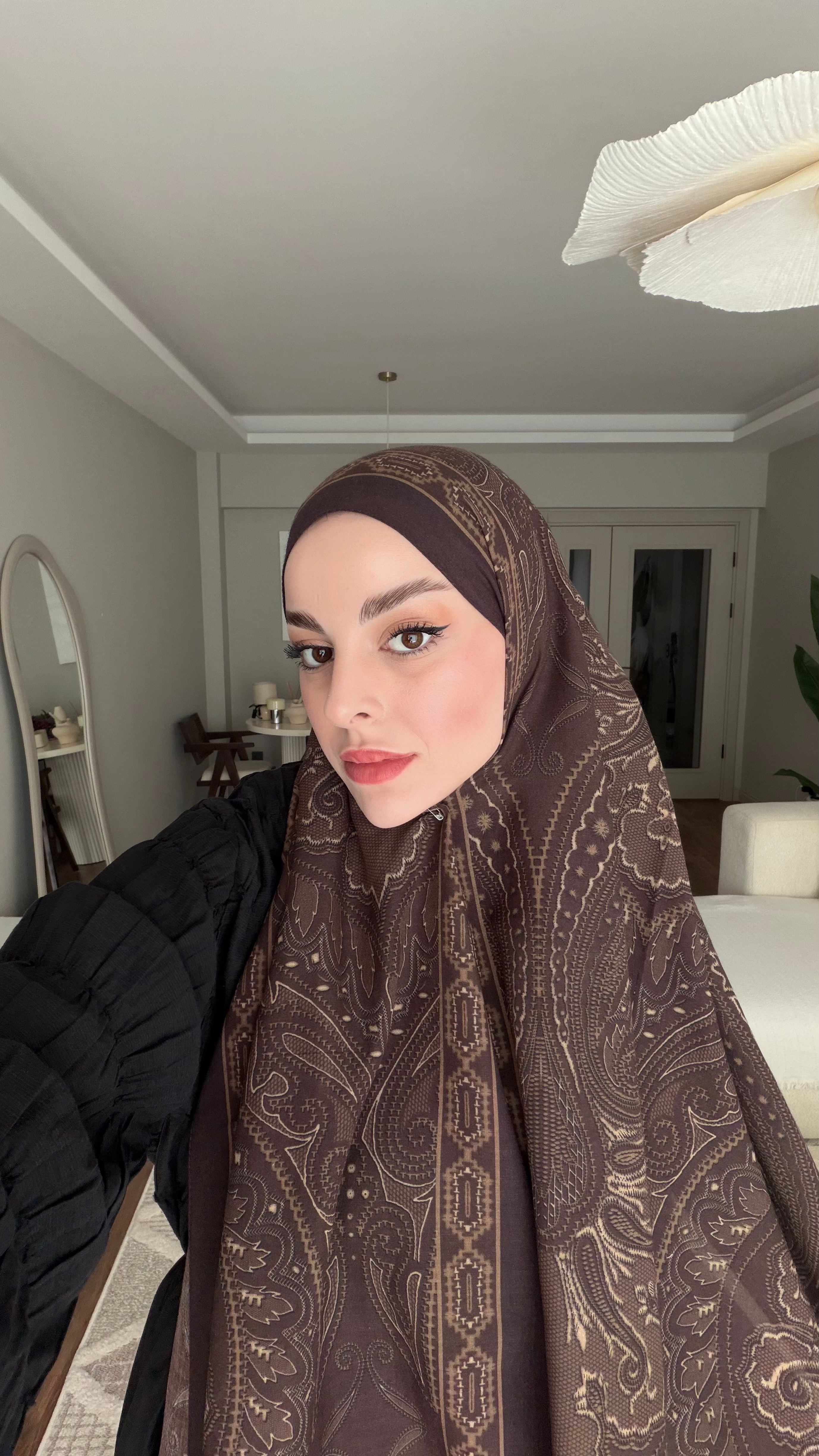 Ecmel Rümeysa Kaya Şal Serisi Acı Kahve