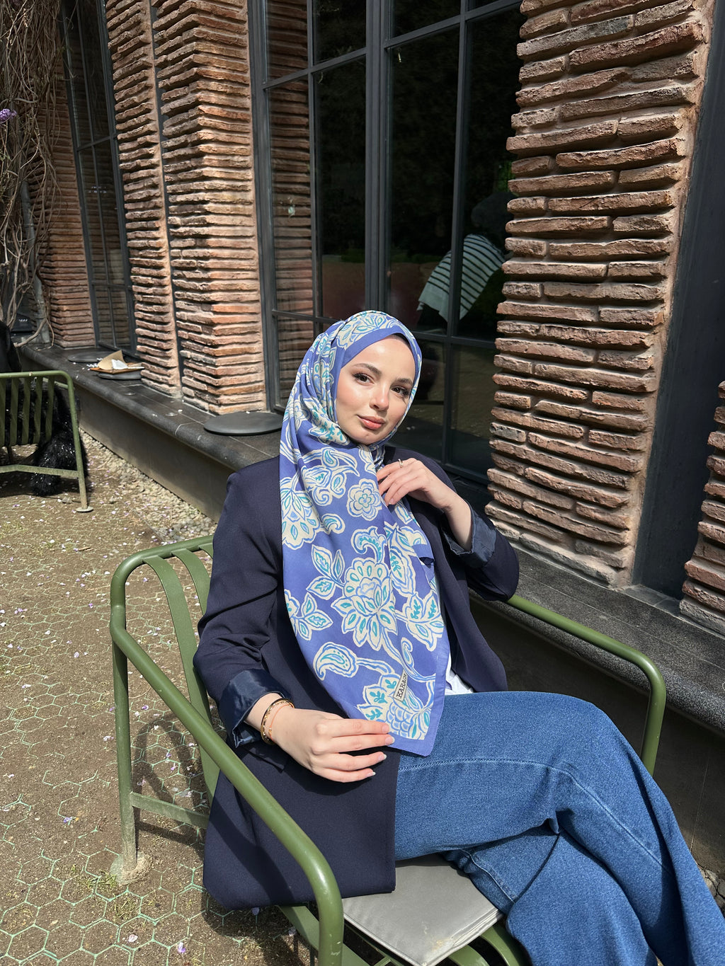 Lotus Desen Pamuk Şal Very Pery