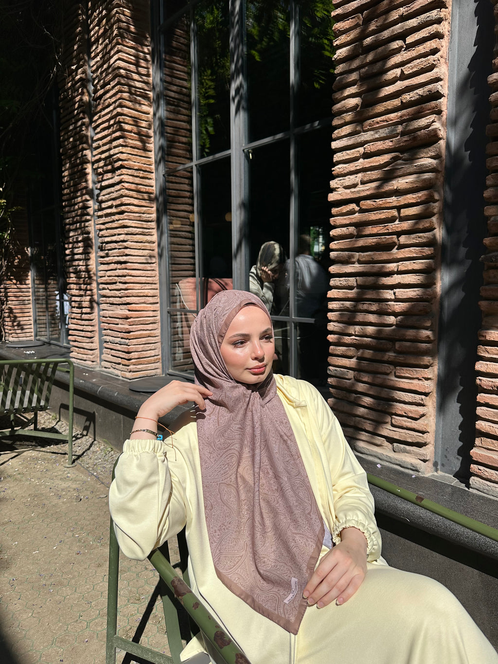 Etro Floş Pamuk Şal Latte