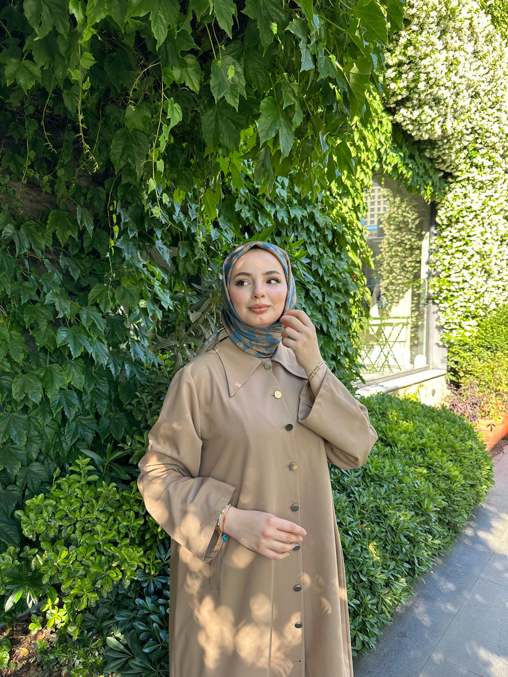 Liza Eşarp İndigo Vizon
