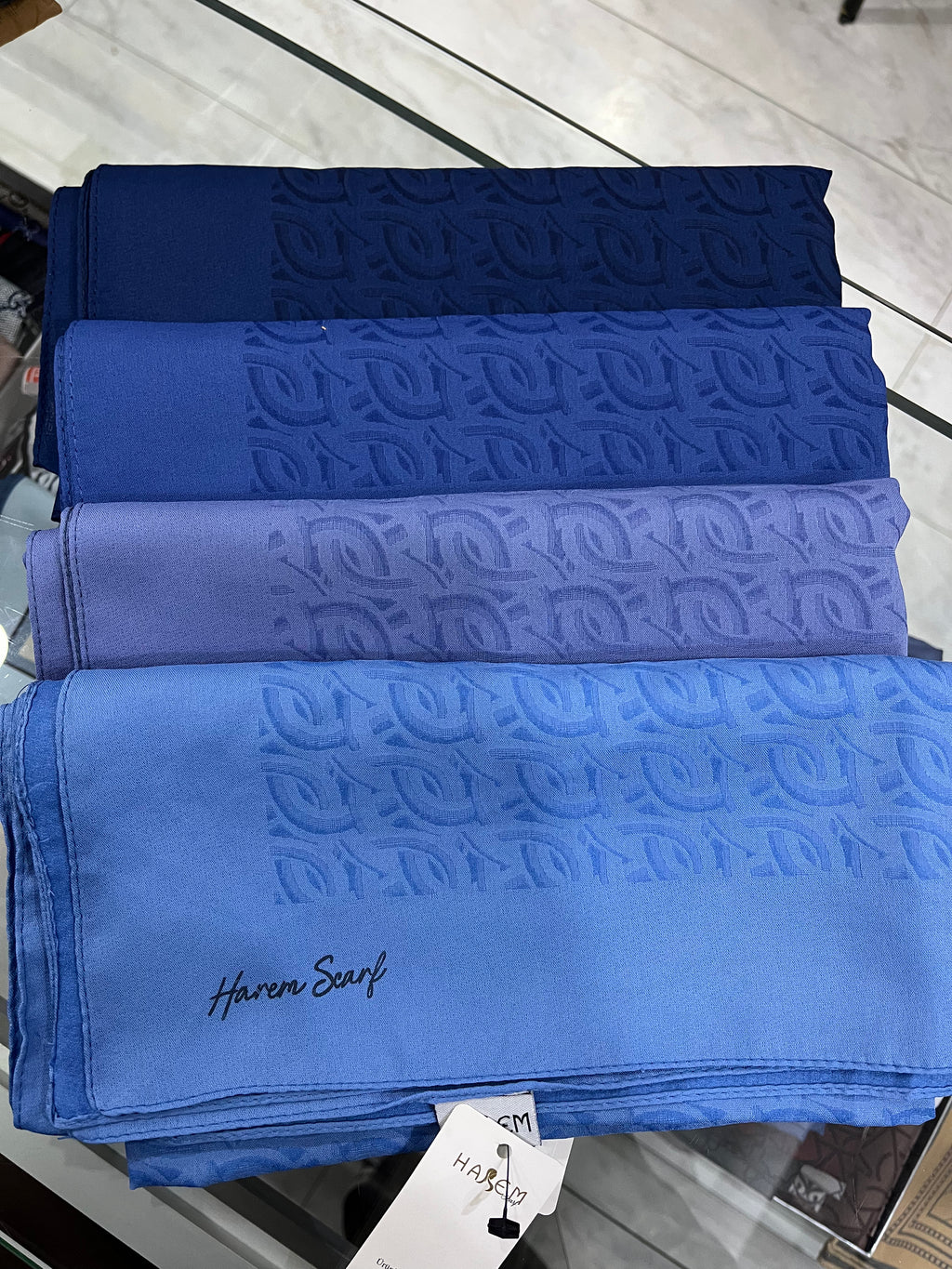 Diamond Fresh Eşarp Kot mavi