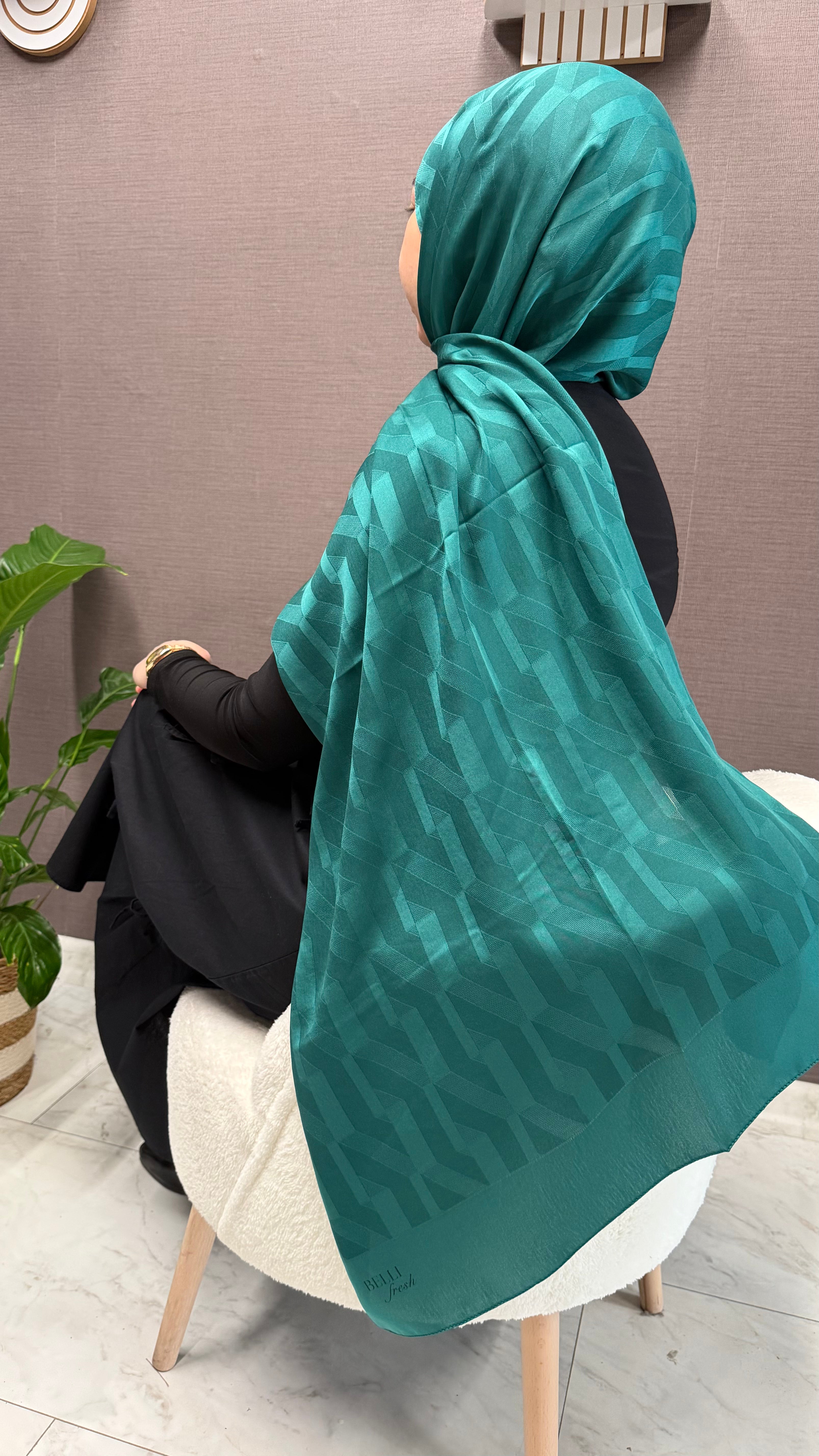 Bella Model  Klima Şal Zümrüt