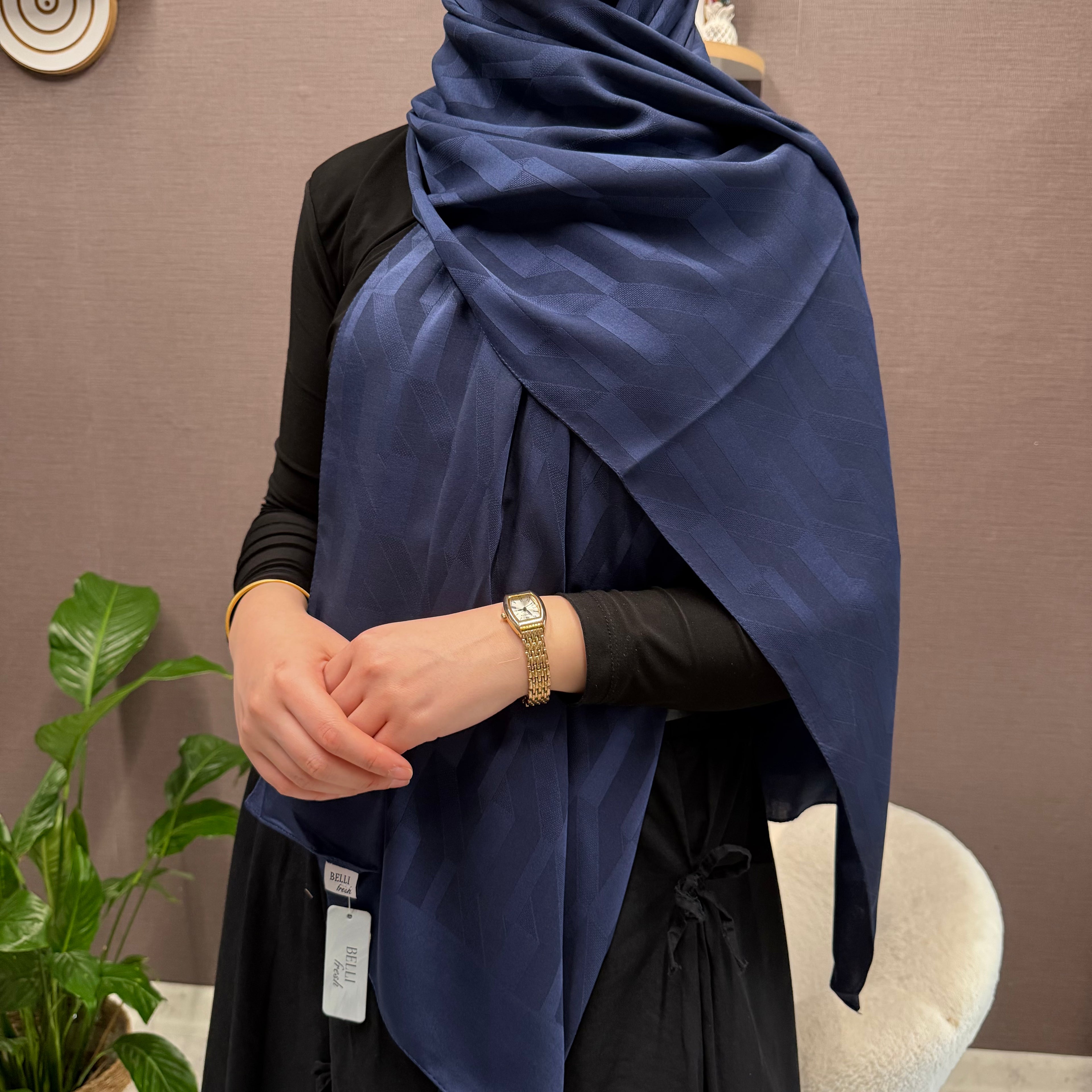 Bella Model  Klima Şal Lacivert