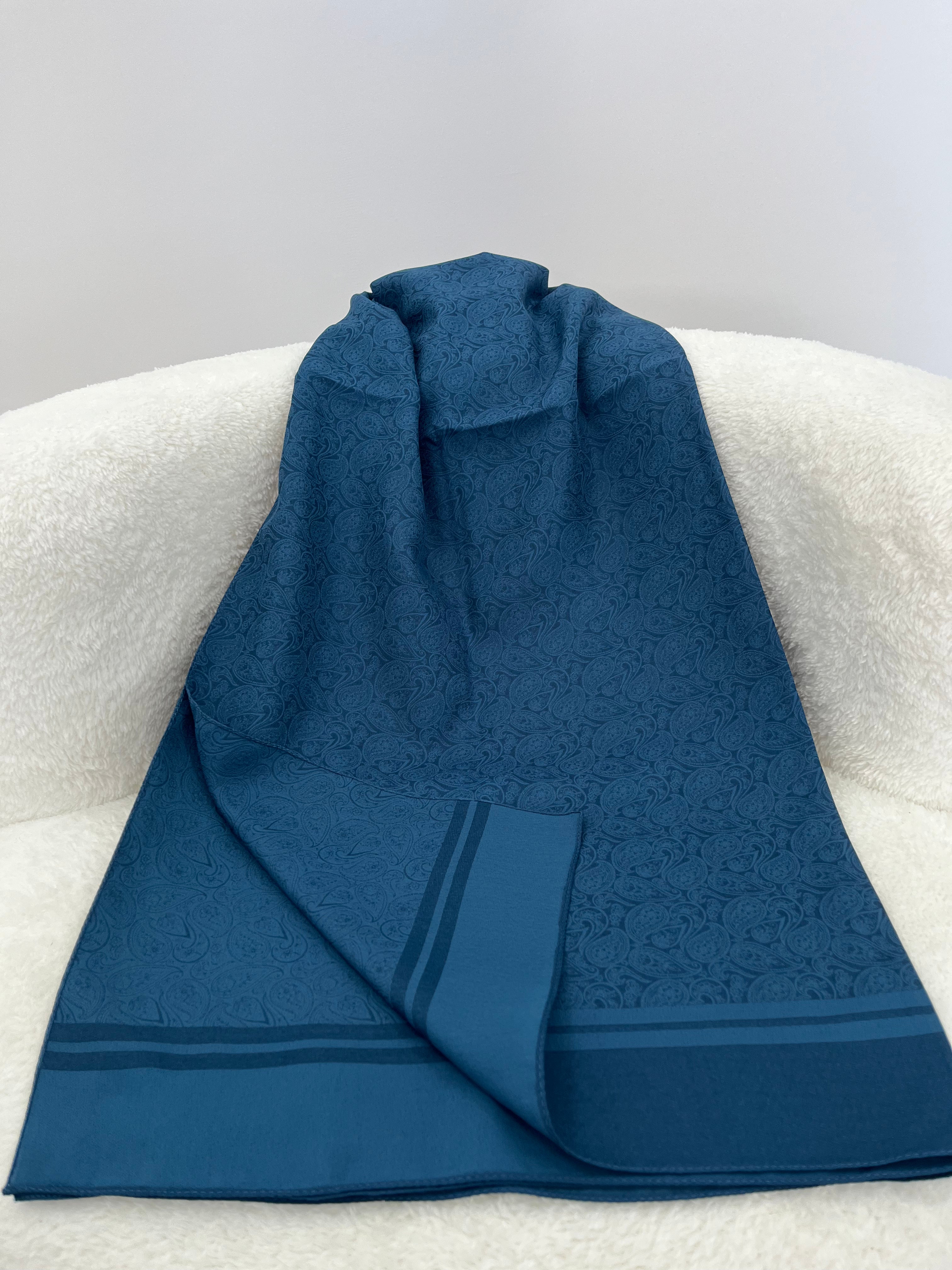 Etro Fresh Şal Serisi Petrol Mavisi