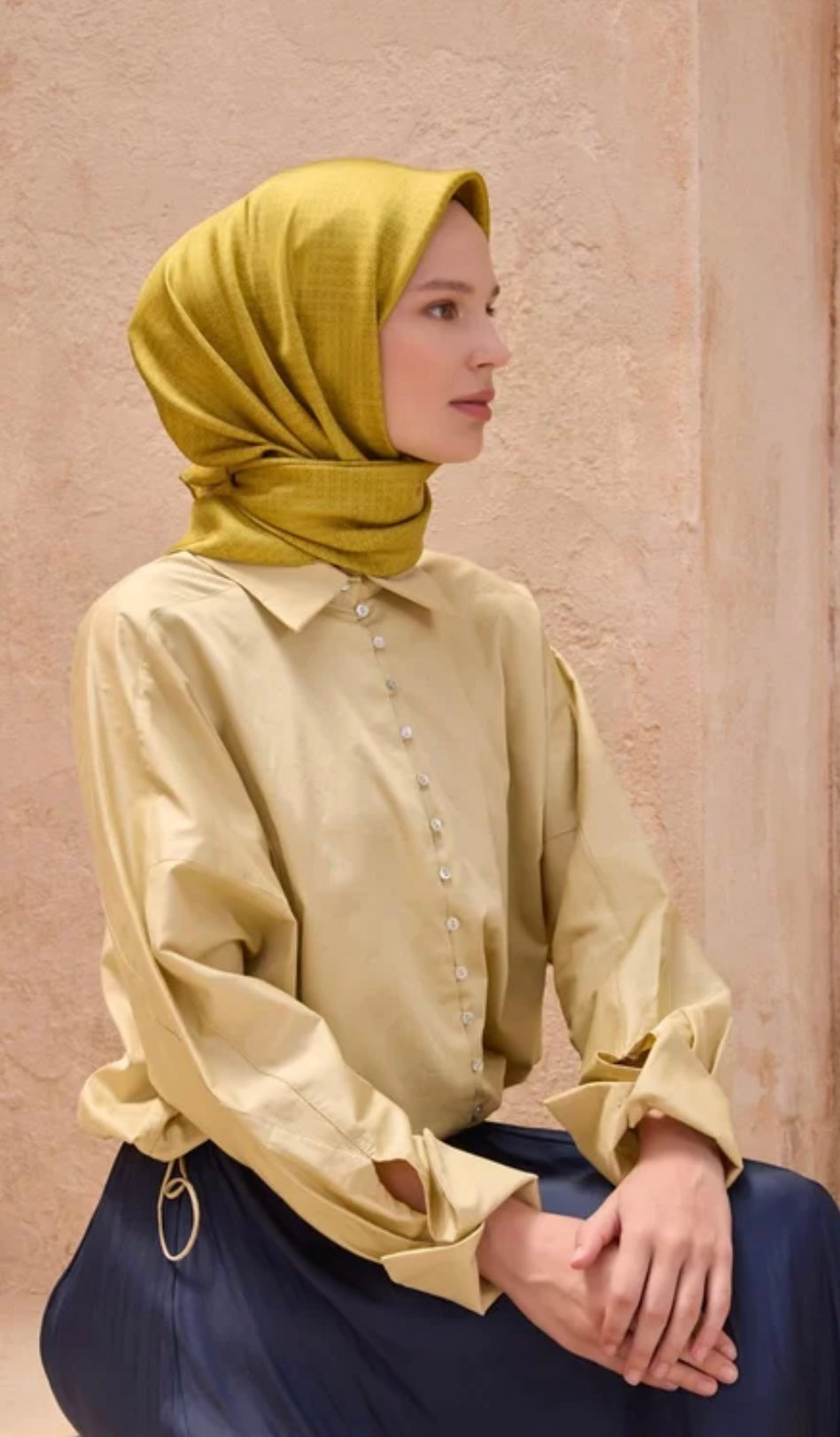 Belli 2025 Yaz Sezonu Twill İpek Eşarp Asit