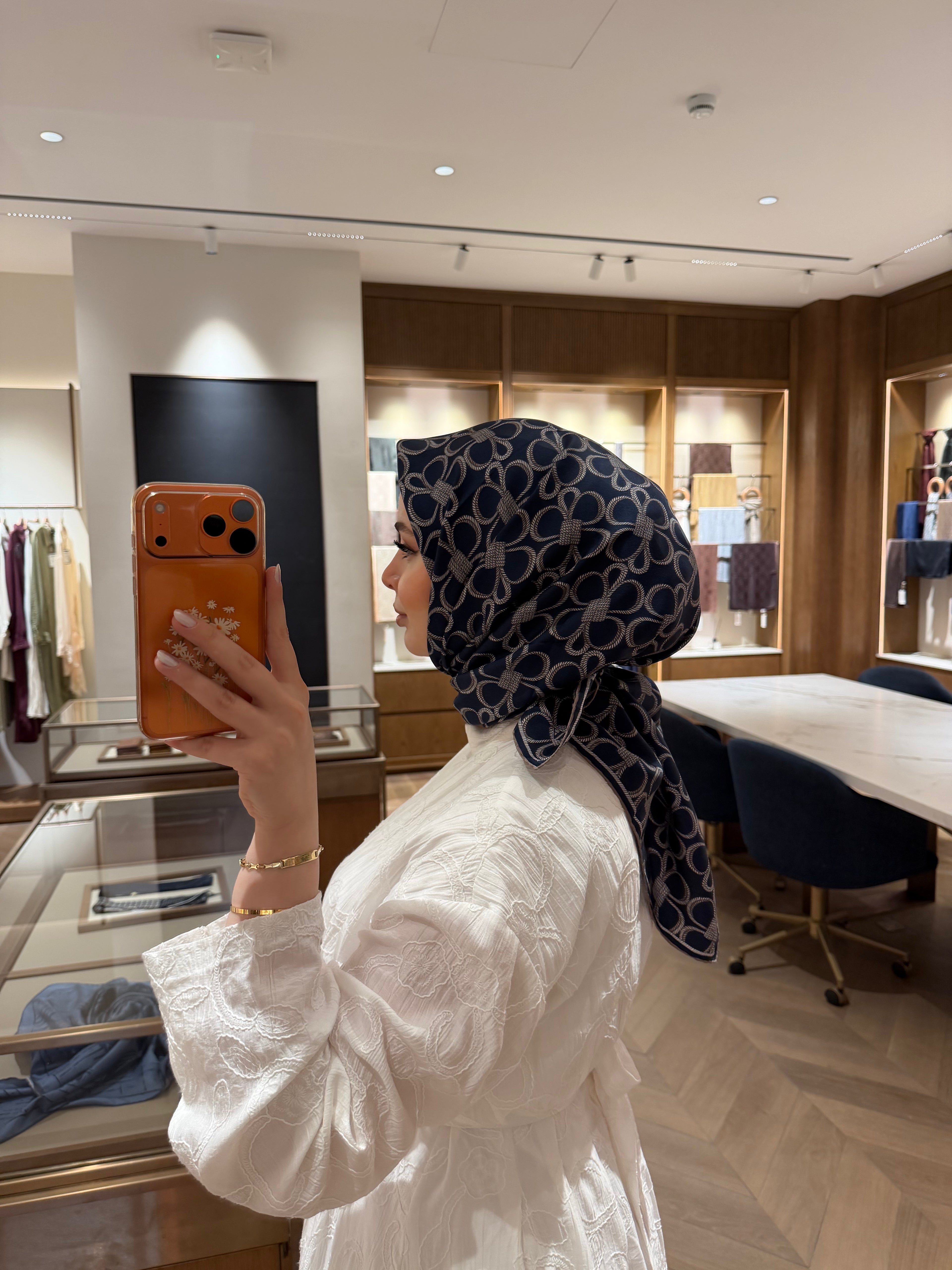 Armine '27 Kış Sezonu Twill İpek Lacivert