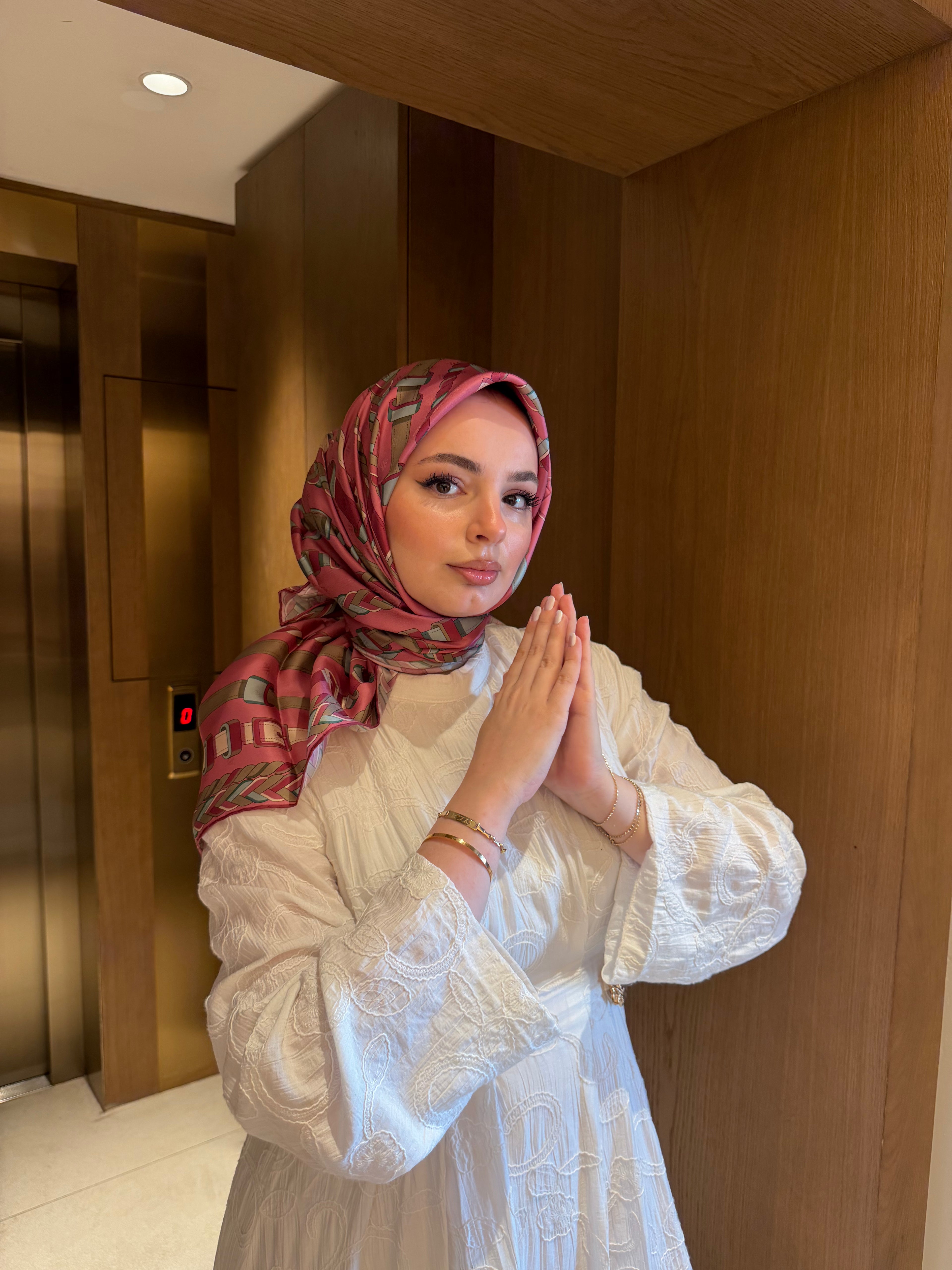 Armine '26 Kış Jakar Pembe
