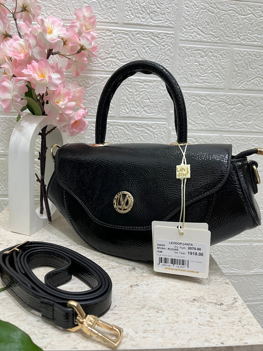 Levidor Çanta Rugan Siyah